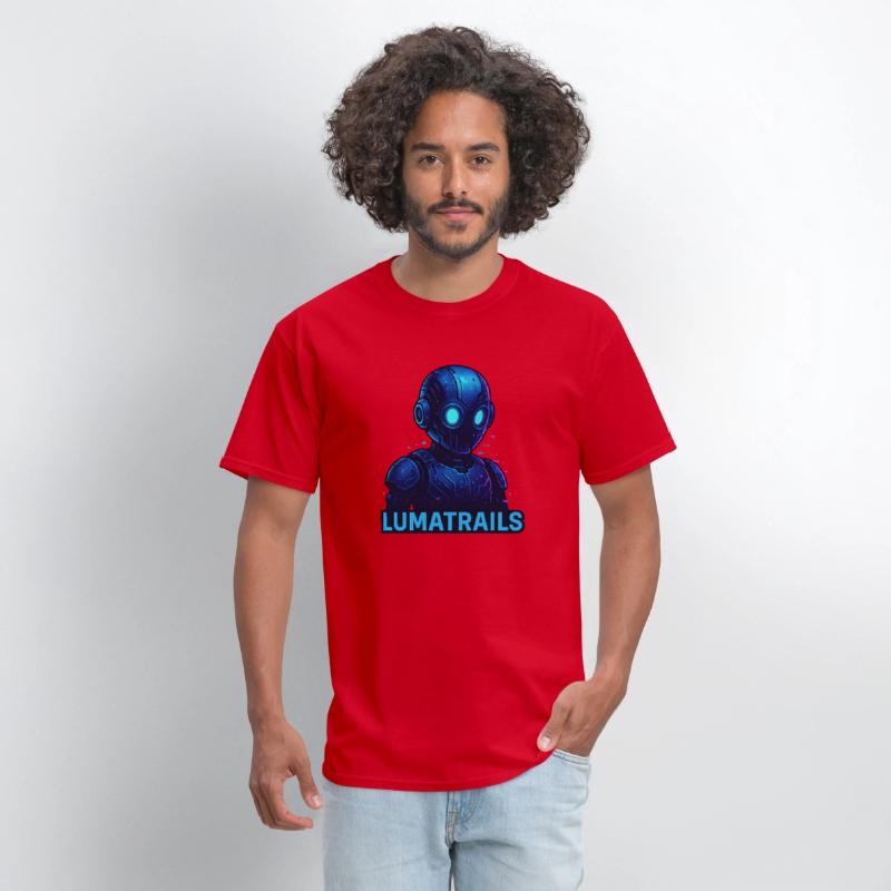 Lumatrails Corebot – Glitch AI Mascot