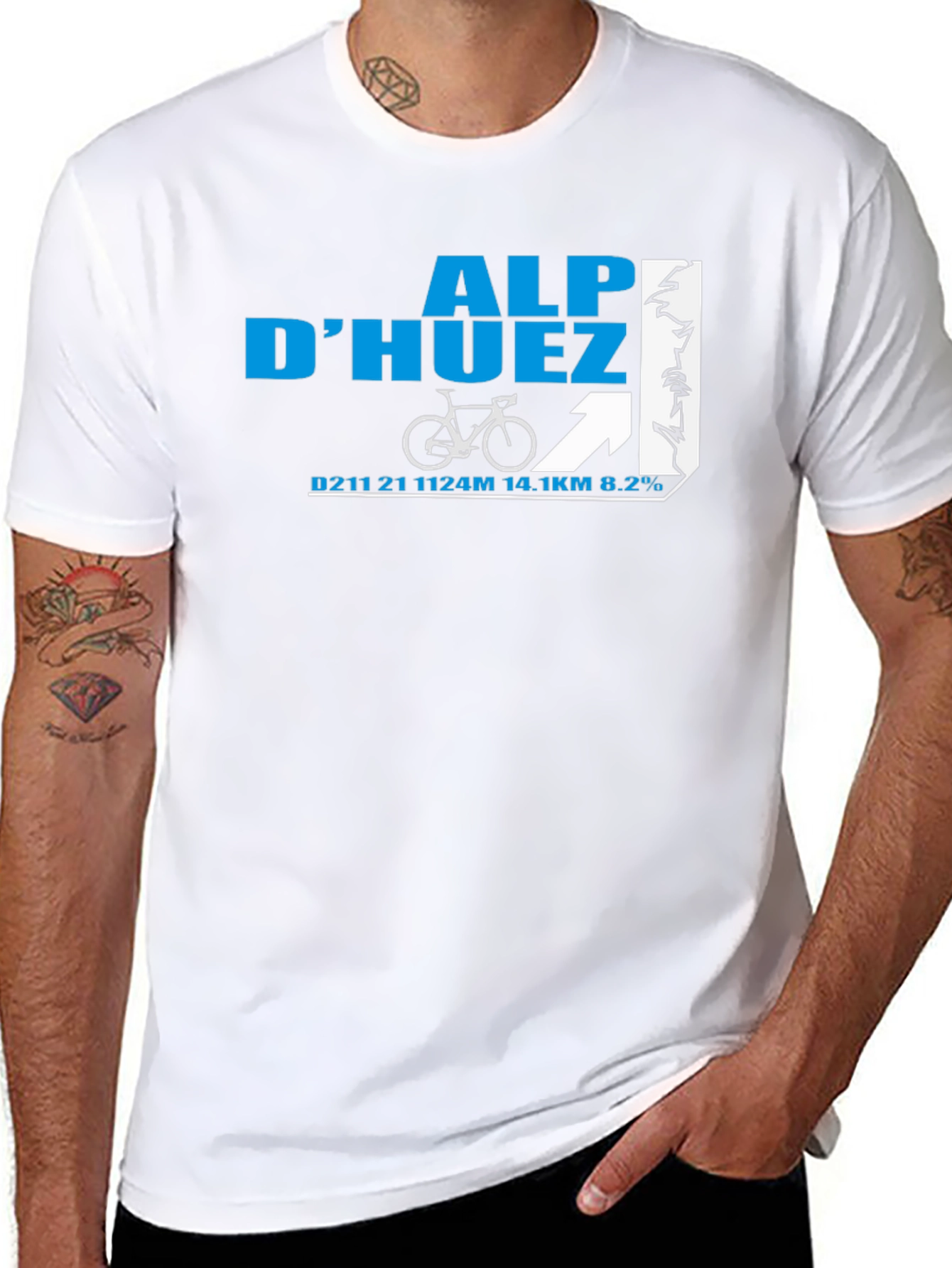 Alp DHuez Cycling T-Shirt