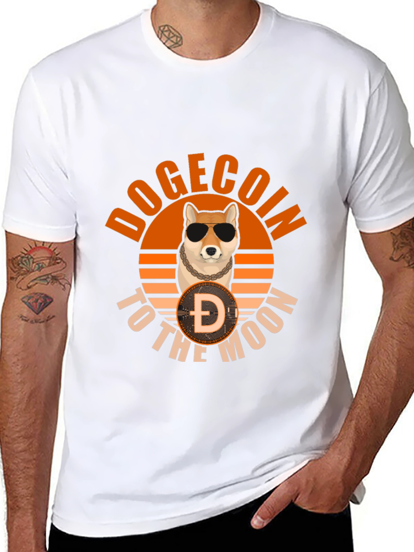 Dogecoin to the Moon T-Shirt