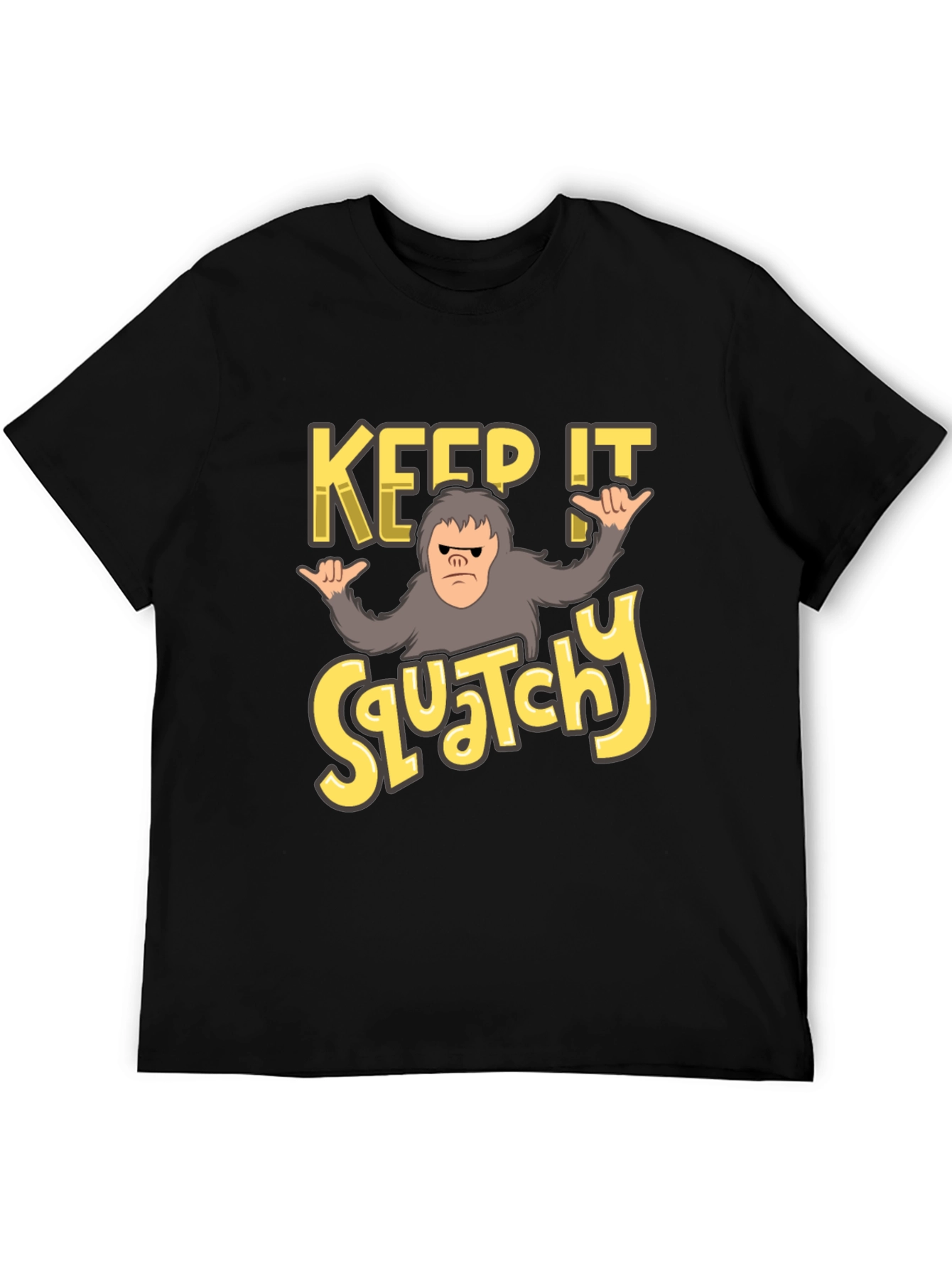 Keep It Squatchy T-Shirt Funny Bigfoot Tee