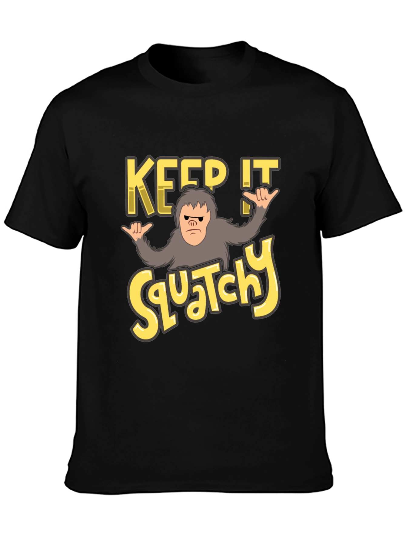Keep It Squatchy T-Shirt Funny Bigfoot Tee