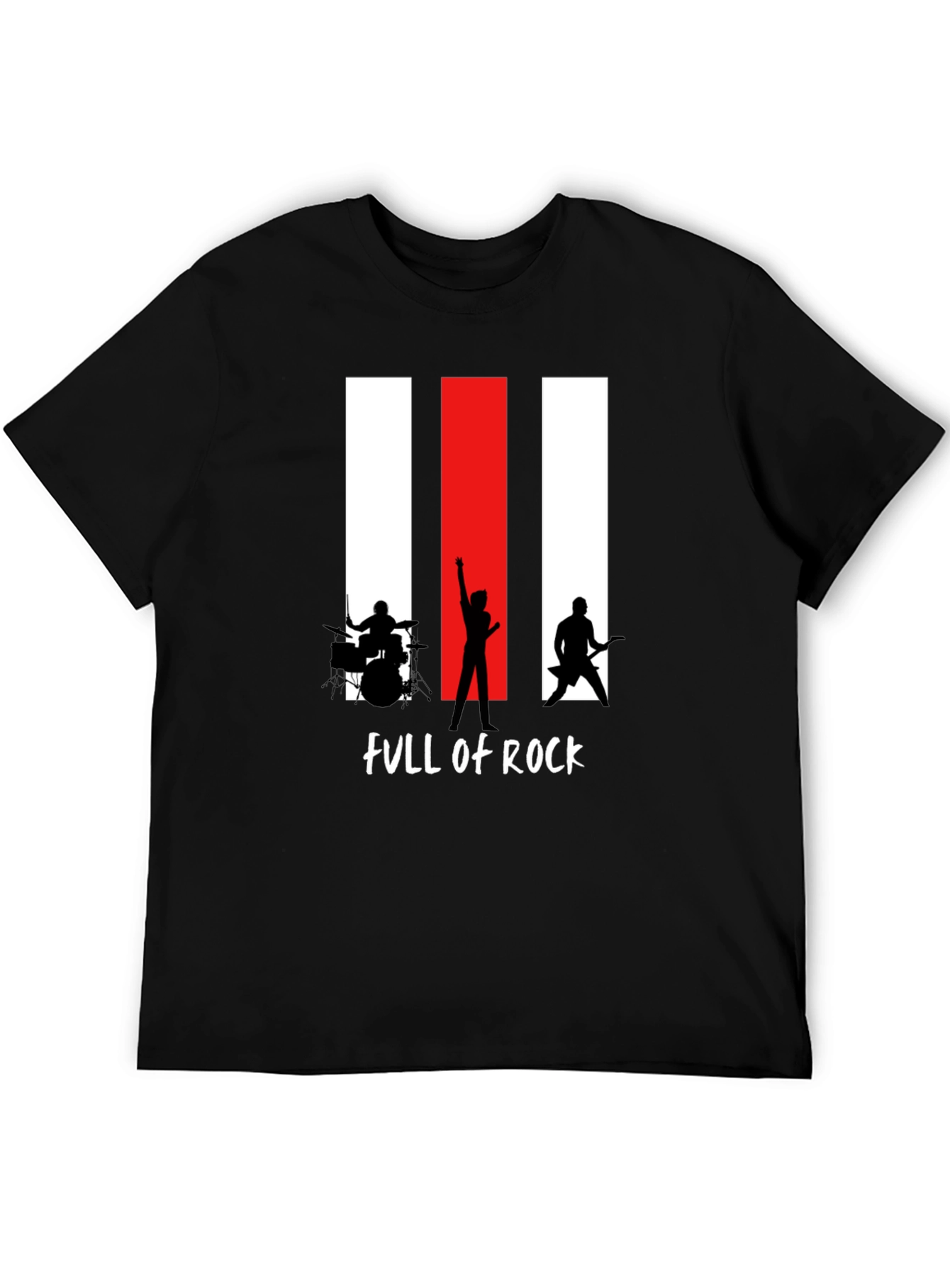 Full of Rock Band T-Shirt - Black