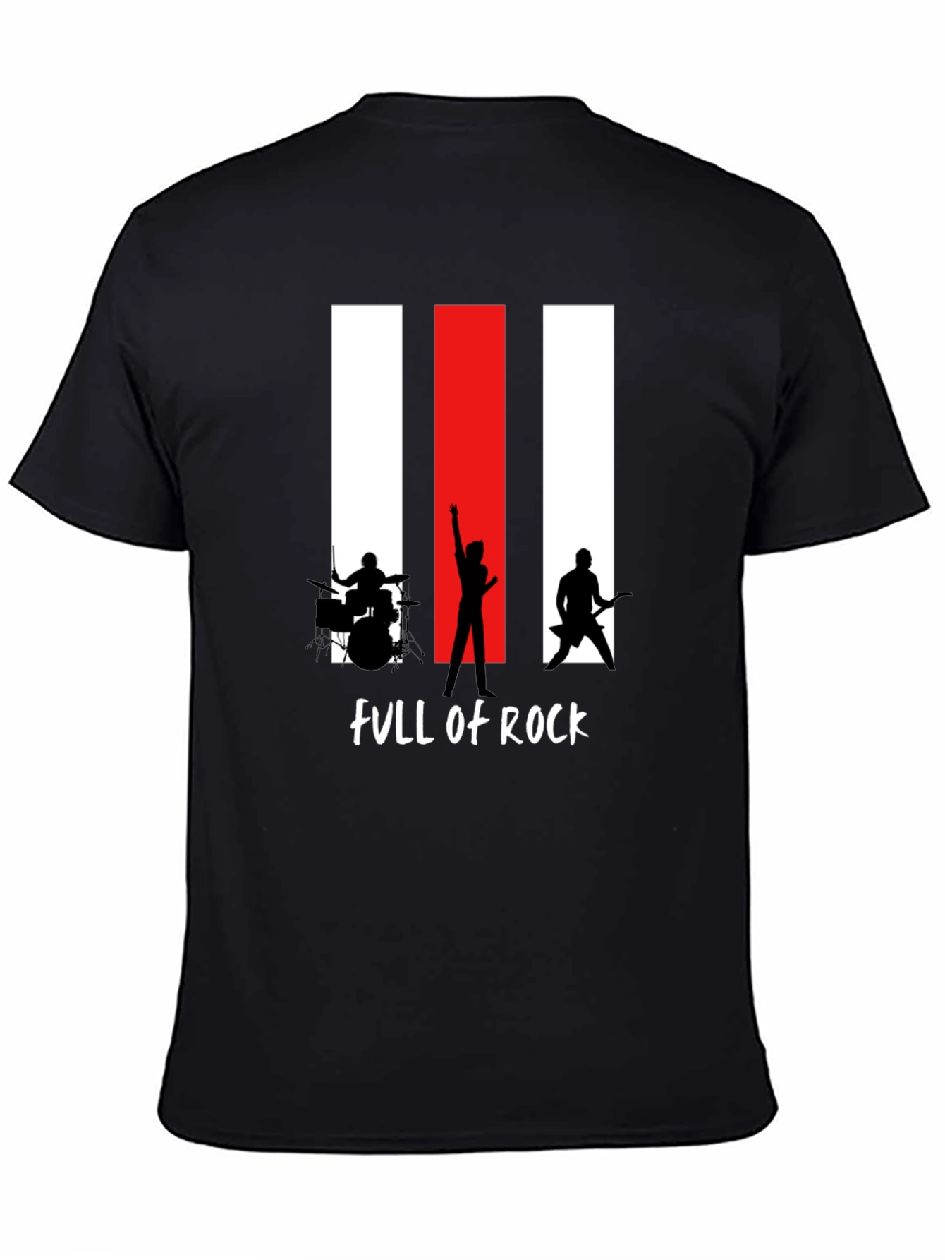 Full of Rock Band T-Shirt - Black