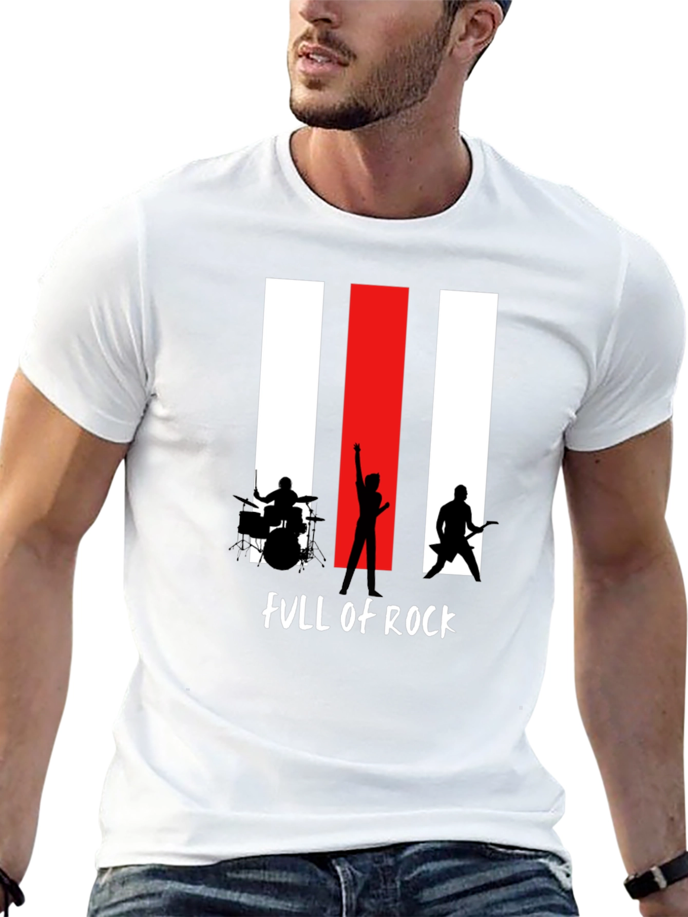 Full of Rock Band T-Shirt - Black
