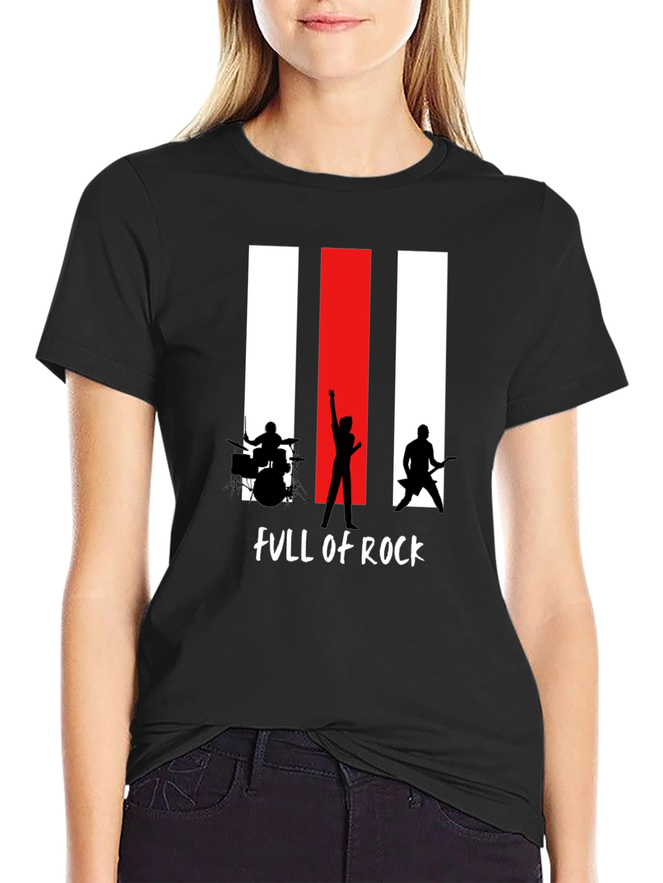 Full of Rock Band T-Shirt - Black