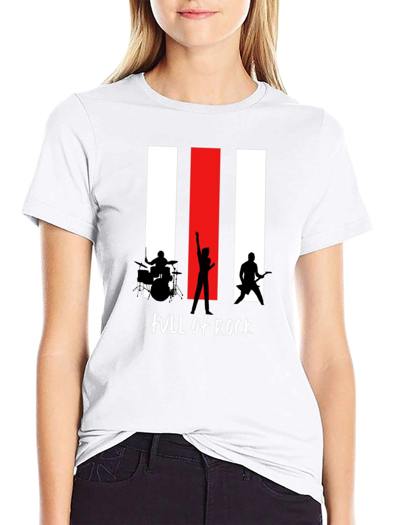 Full of Rock Band T-Shirt - Black