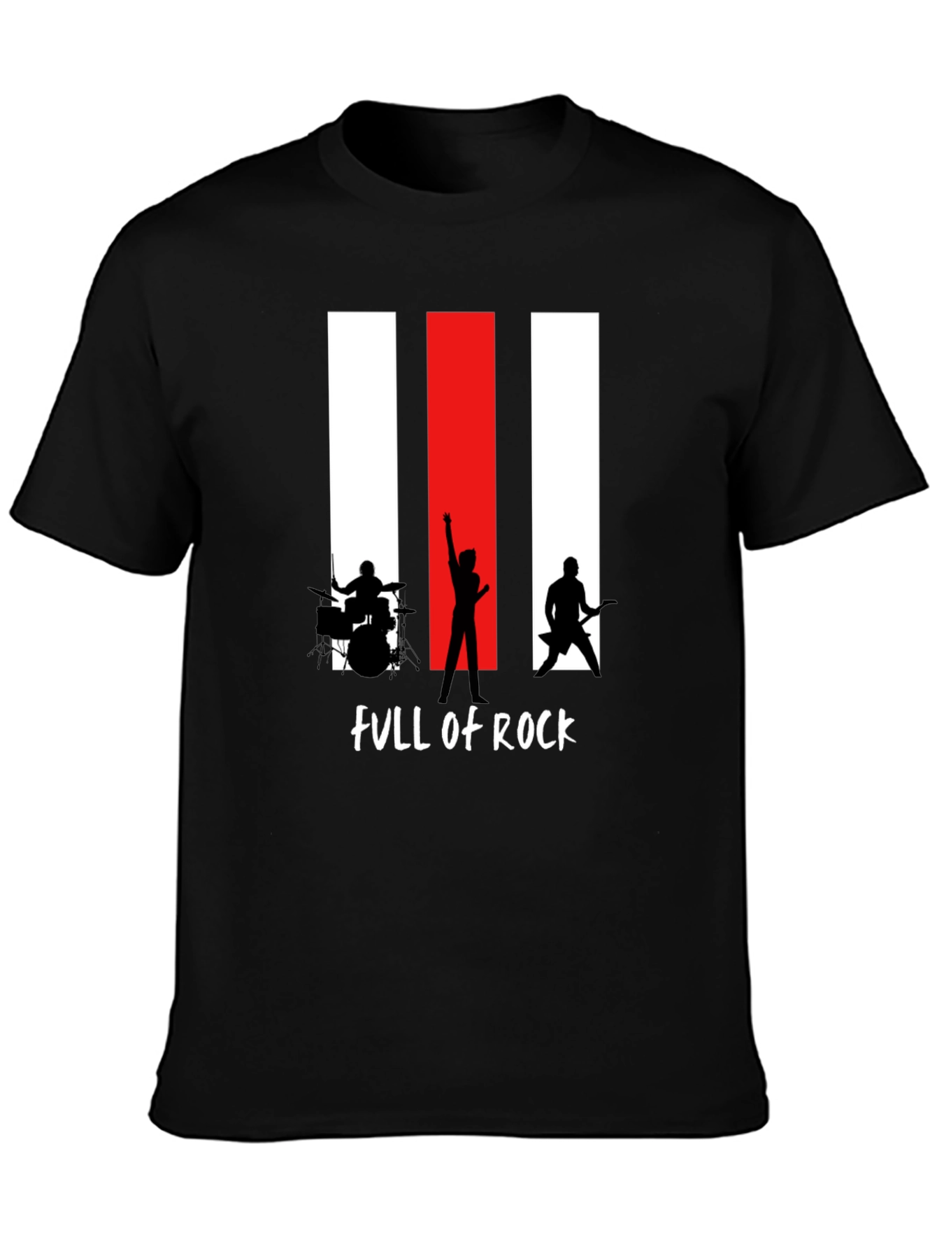 Full of Rock Band T-Shirt - Black