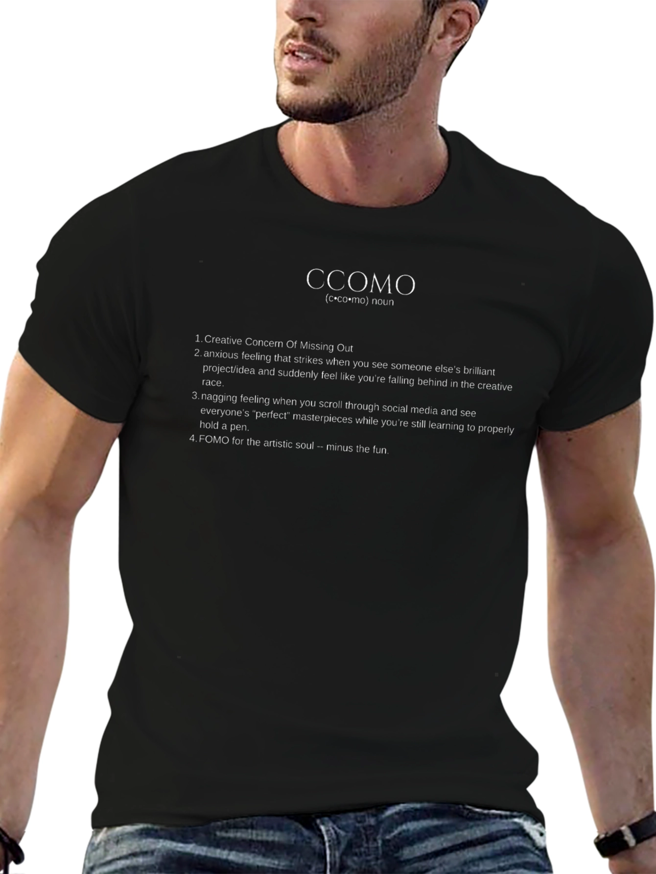 CCOMO Definition T-Shirt - Creative Concern of Missing Out