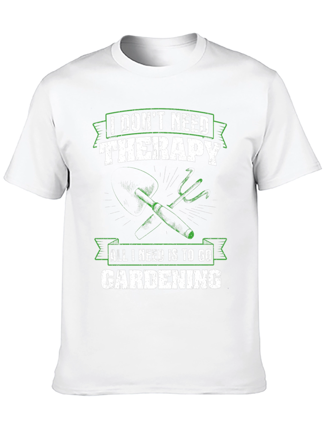 Gardening Therapy T-Shirt - Black