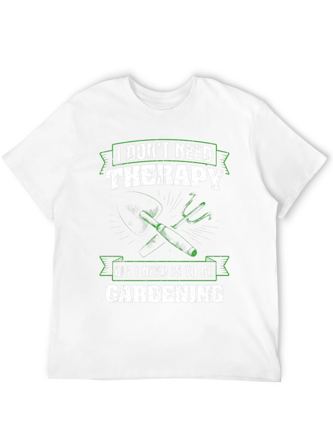 Gardening Therapy T-Shirt - Black
