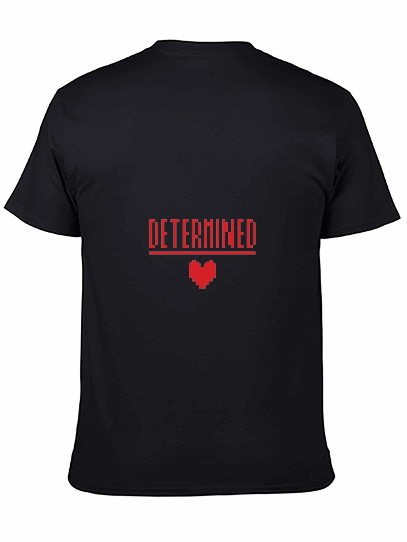 Determined Pixel Heart Graphic T-Shirt