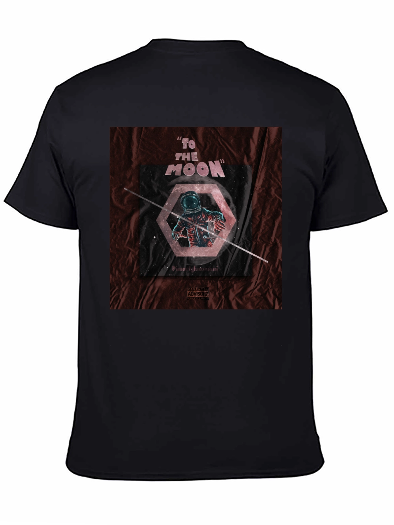 To The Moon Graphic Print T-Shirt