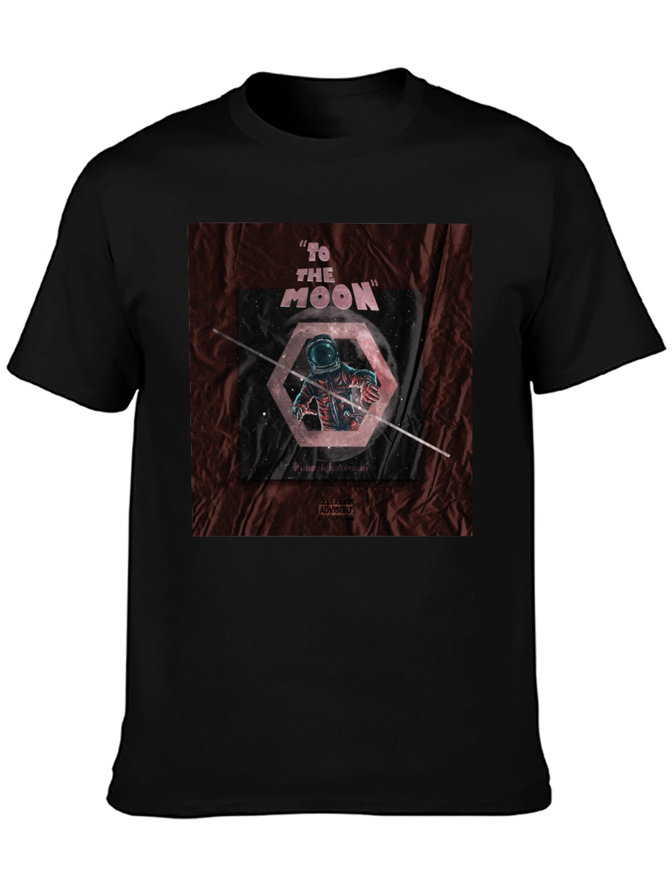 To The Moon Graphic Print T-Shirt