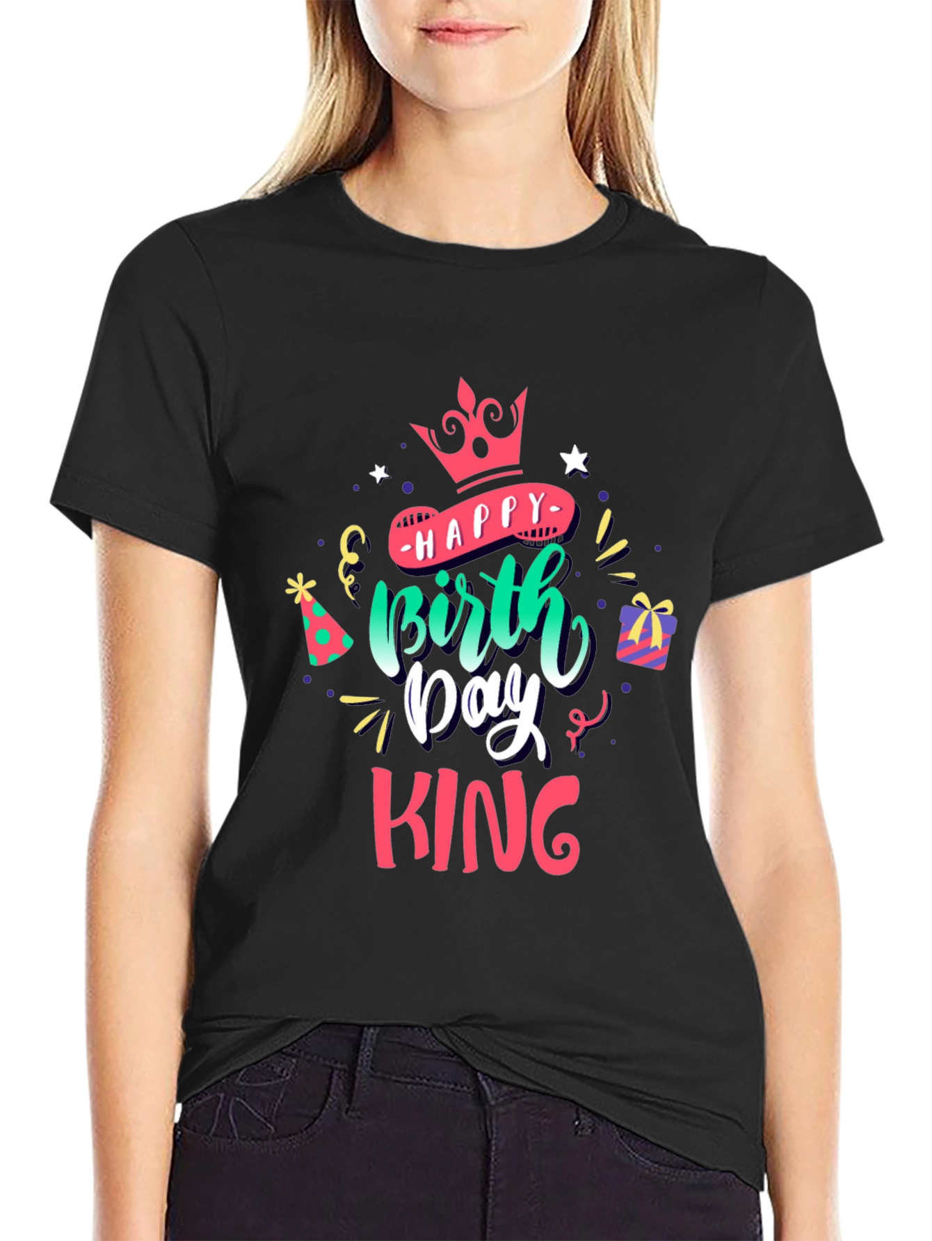 Happy Birthday King Graphic T-Shirt