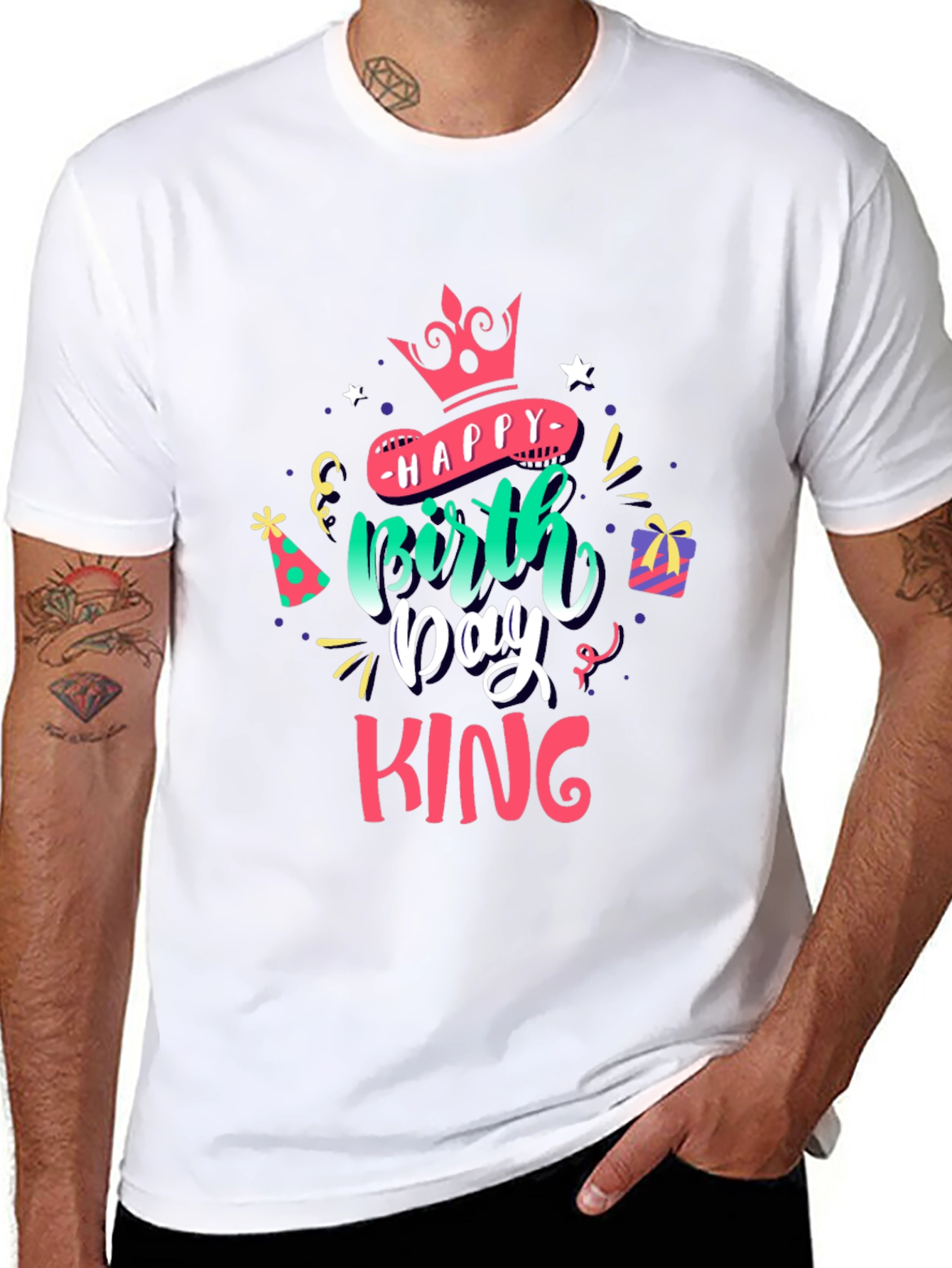Happy Birthday King Graphic T-Shirt