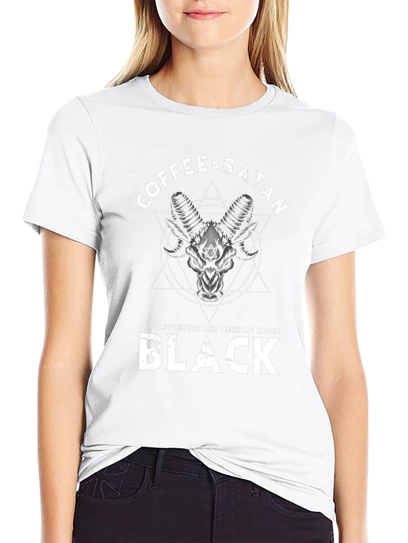 Coffee & Satan Black T-Shirt