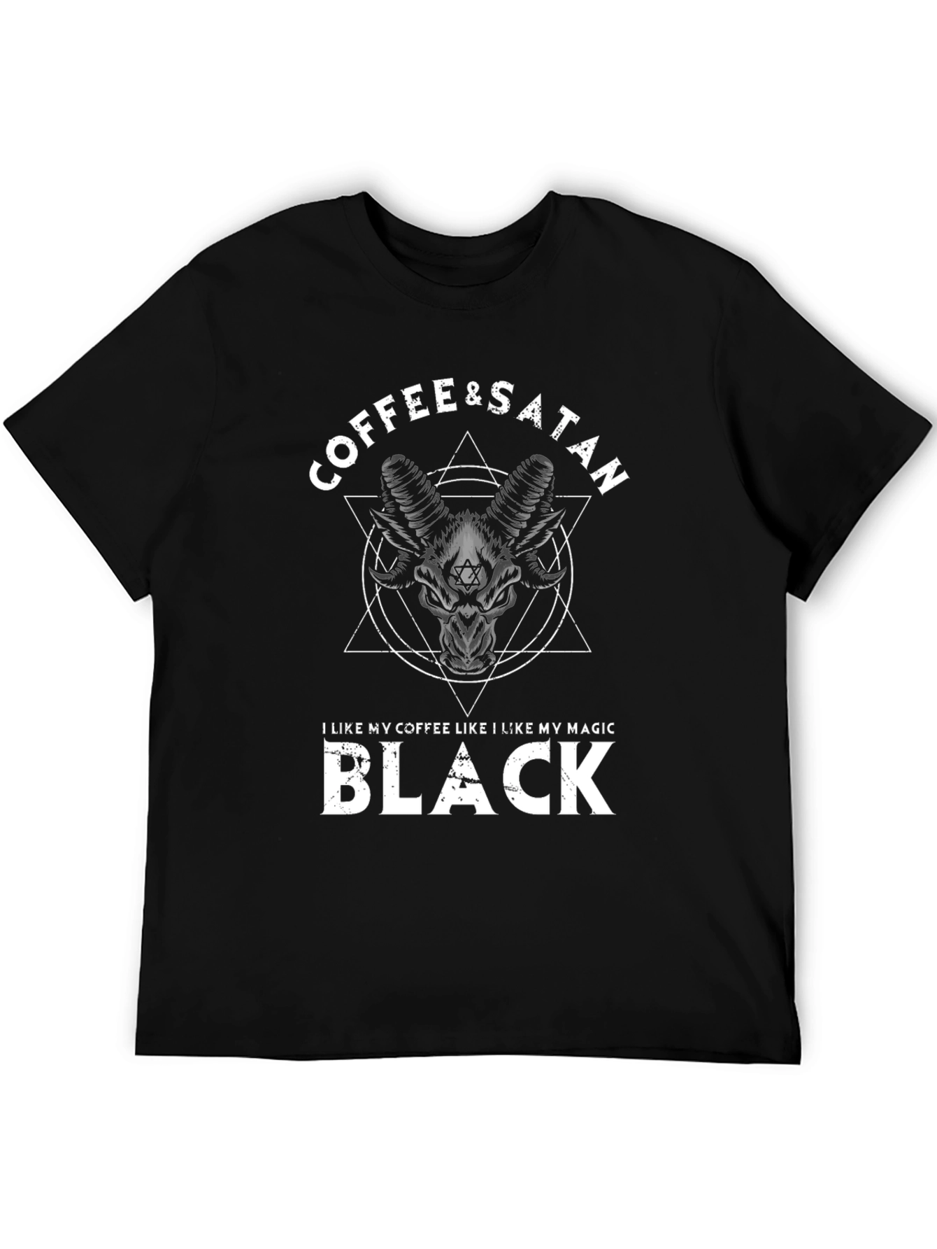 Coffee & Satan Black T-Shirt