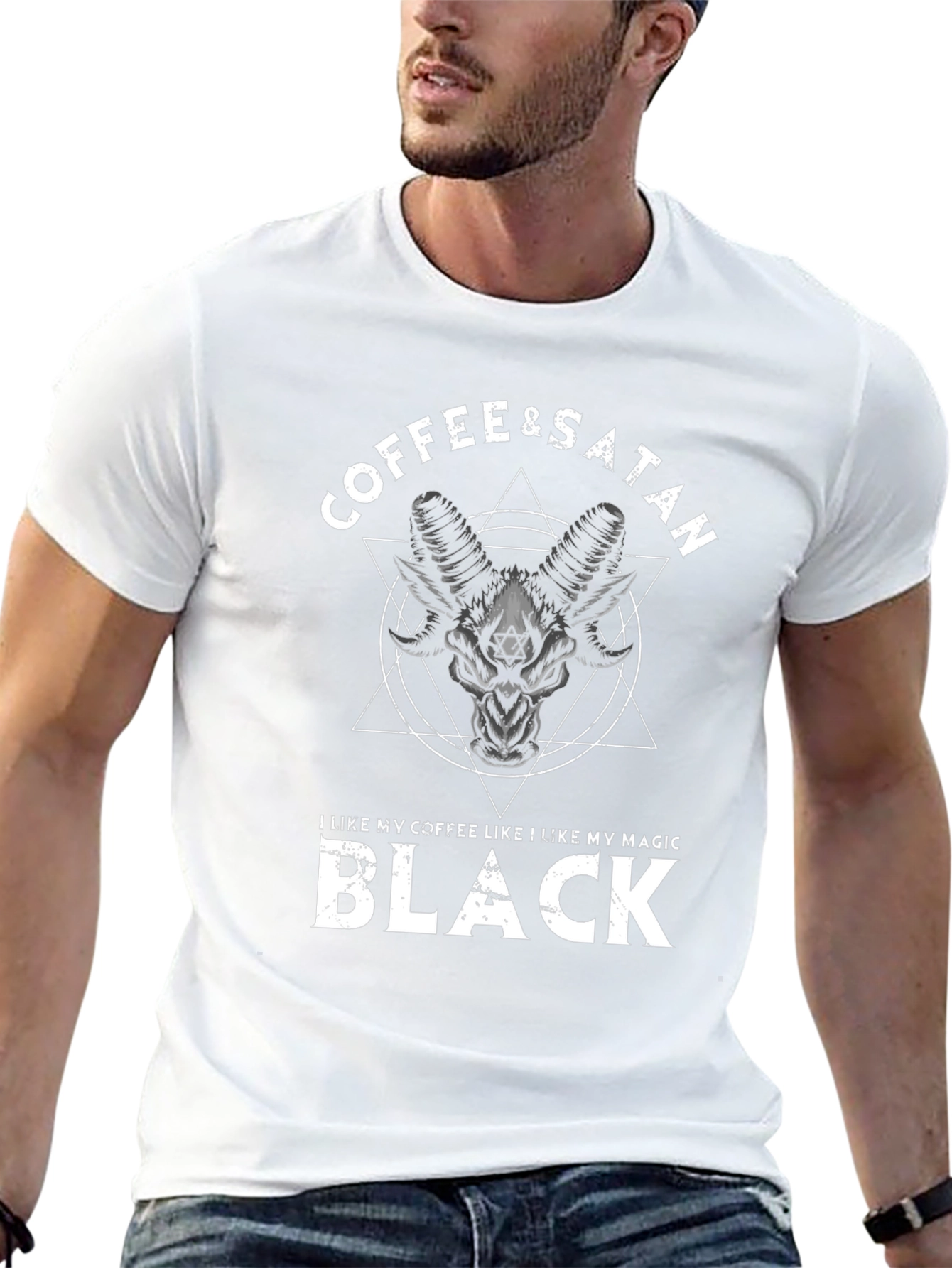 Coffee & Satan Black T-Shirt
