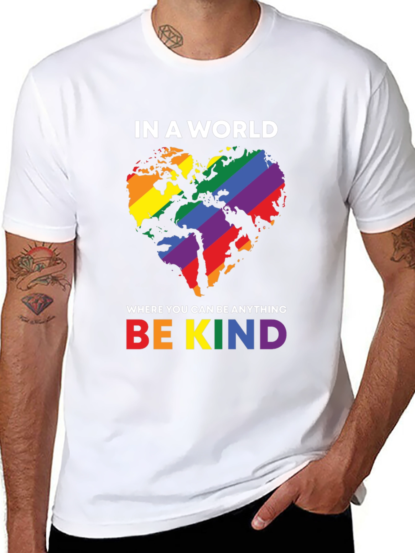 Be Kind LGBTQ Pride T-Shirt