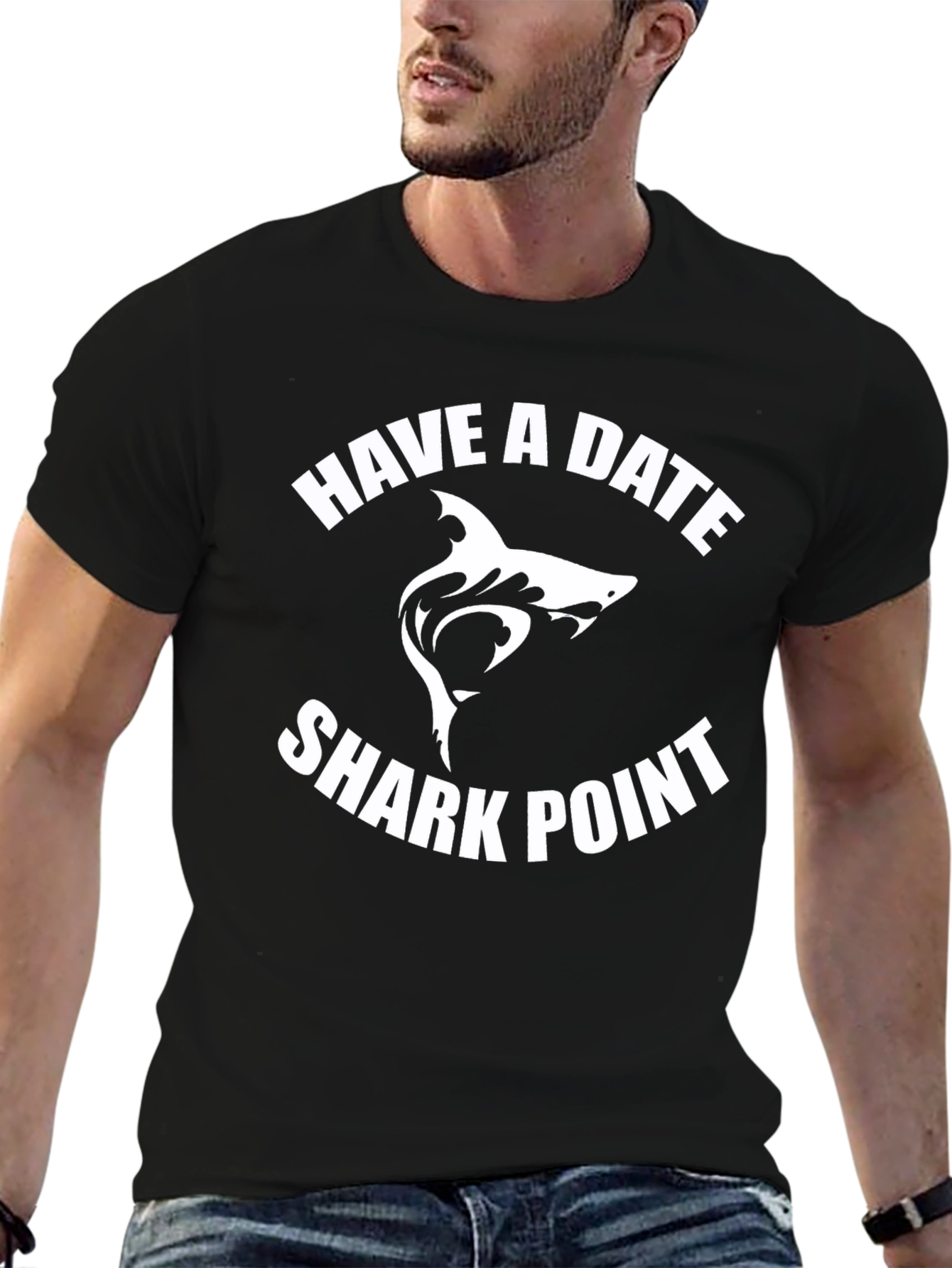 Have A Date - Shark Point T-Shirt