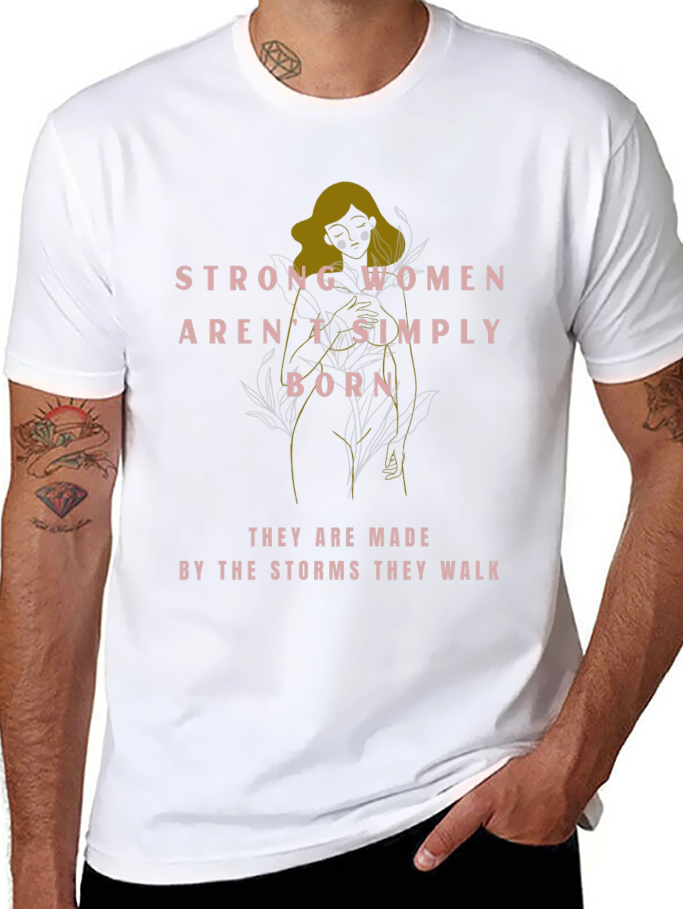 Empowered Womens Black T-Shirt