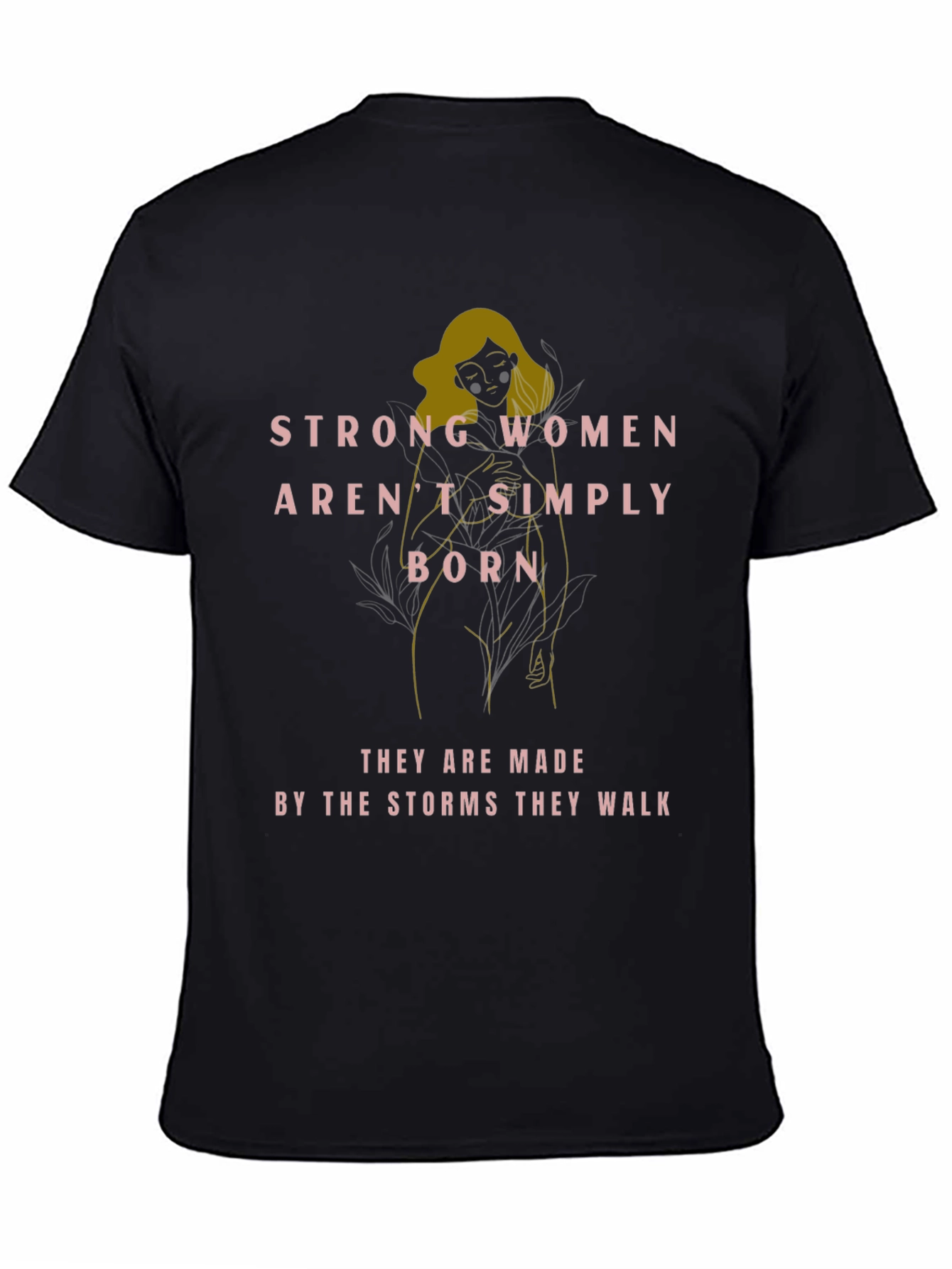Empowered Womens Black T-Shirt