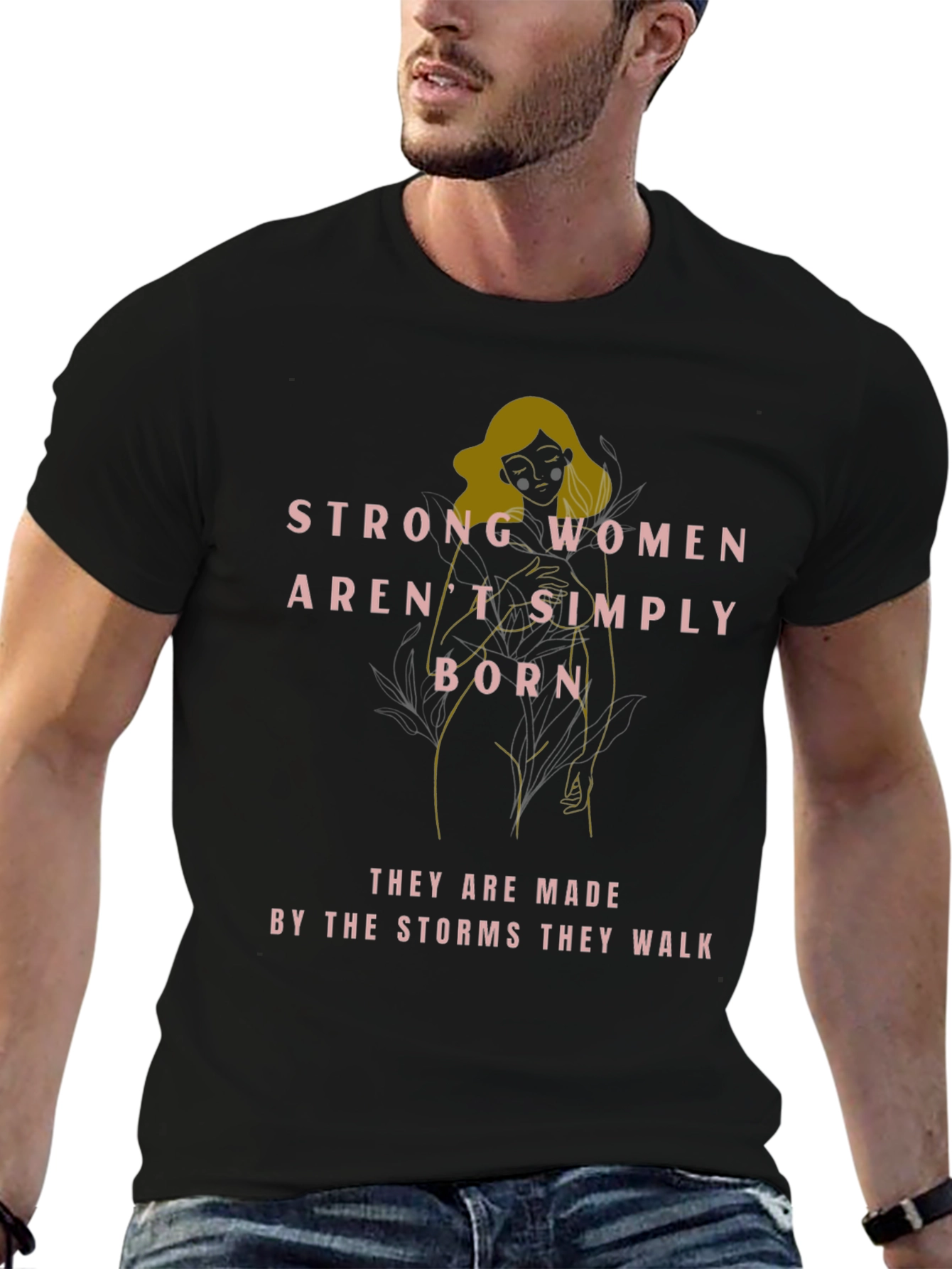 Empowered Womens Black T-Shirt