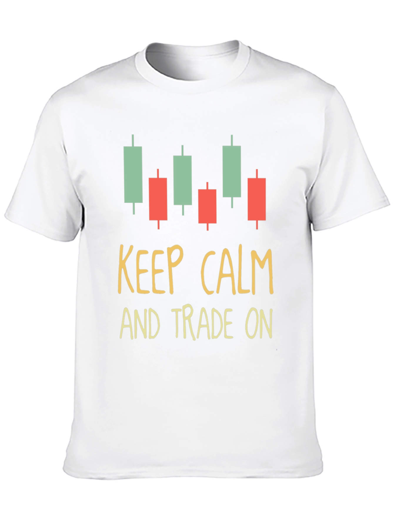 Keep Calm and Trade On Black Graphic Tee