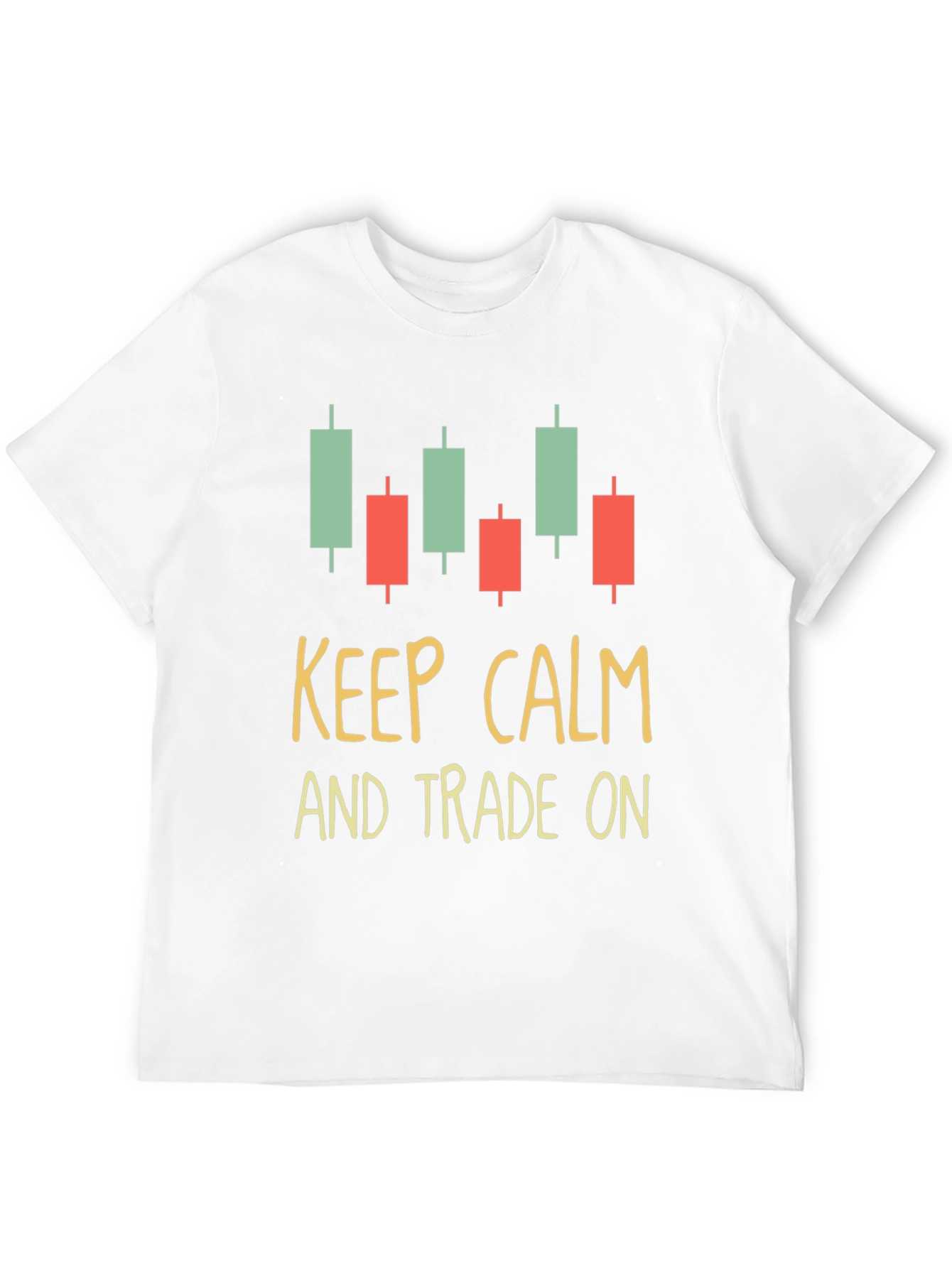 Keep Calm and Trade On Black Graphic Tee