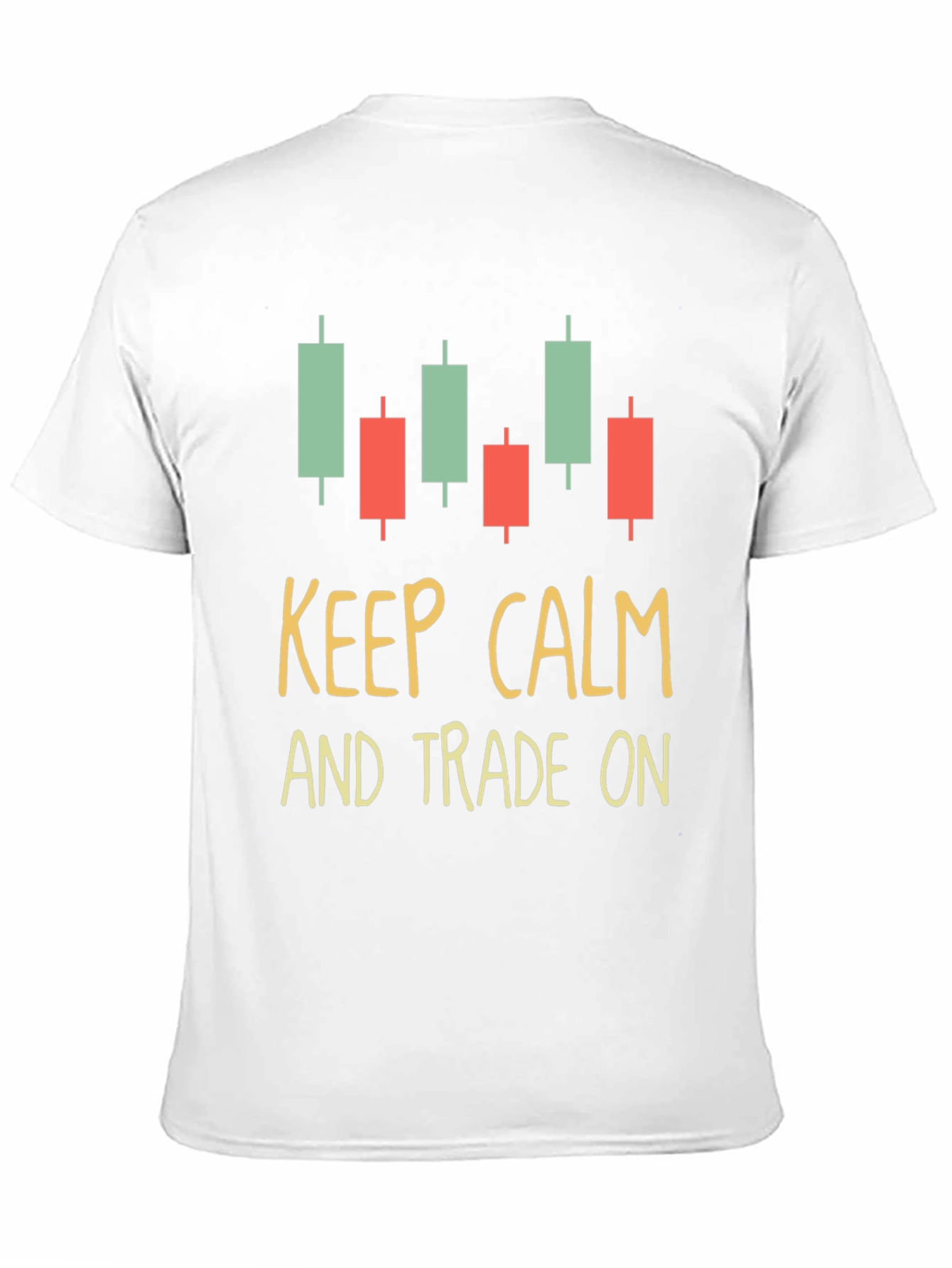 Keep Calm and Trade On Black Graphic Tee