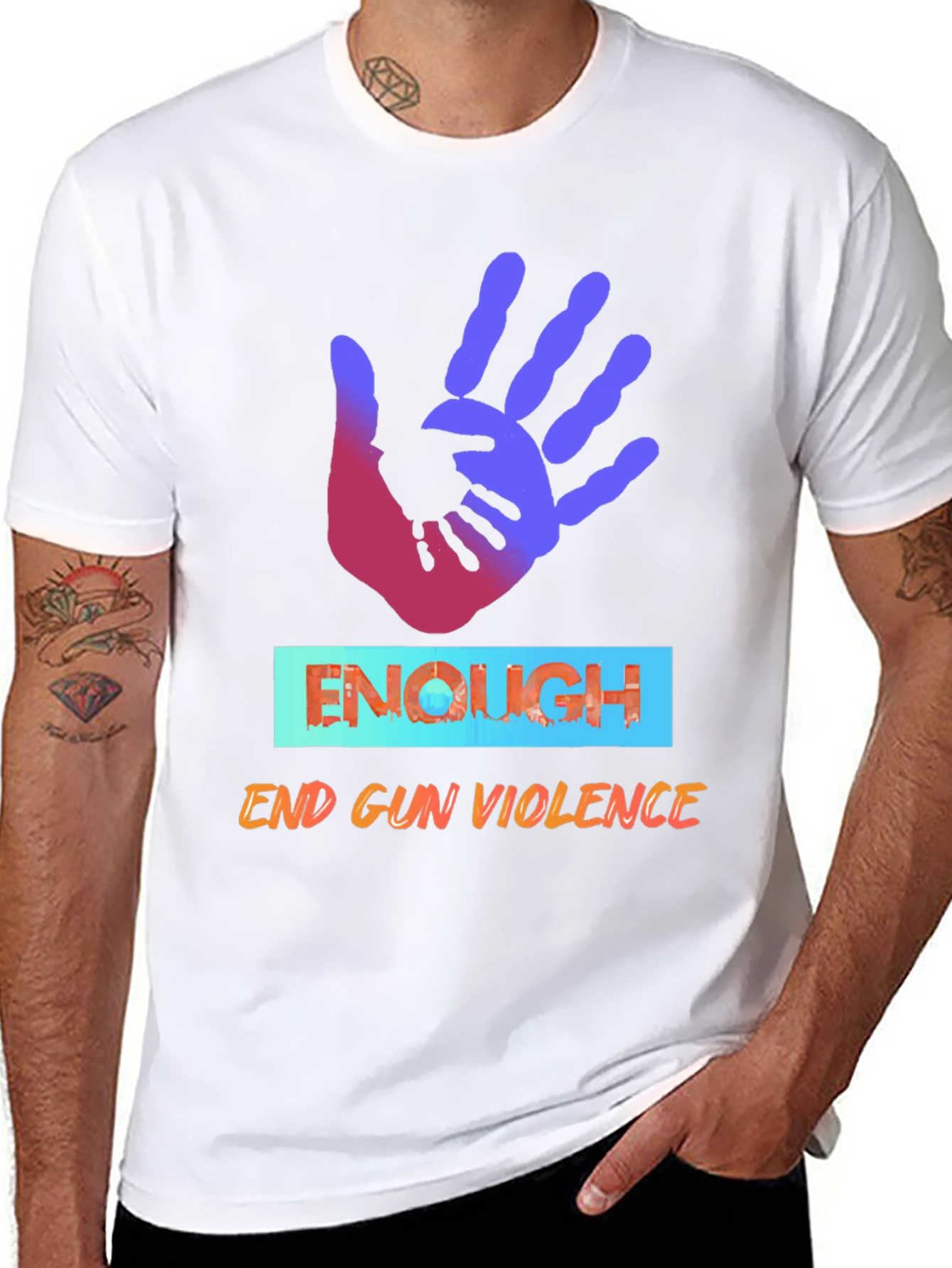 End Gun Violence T-Shirt - Enough Design
