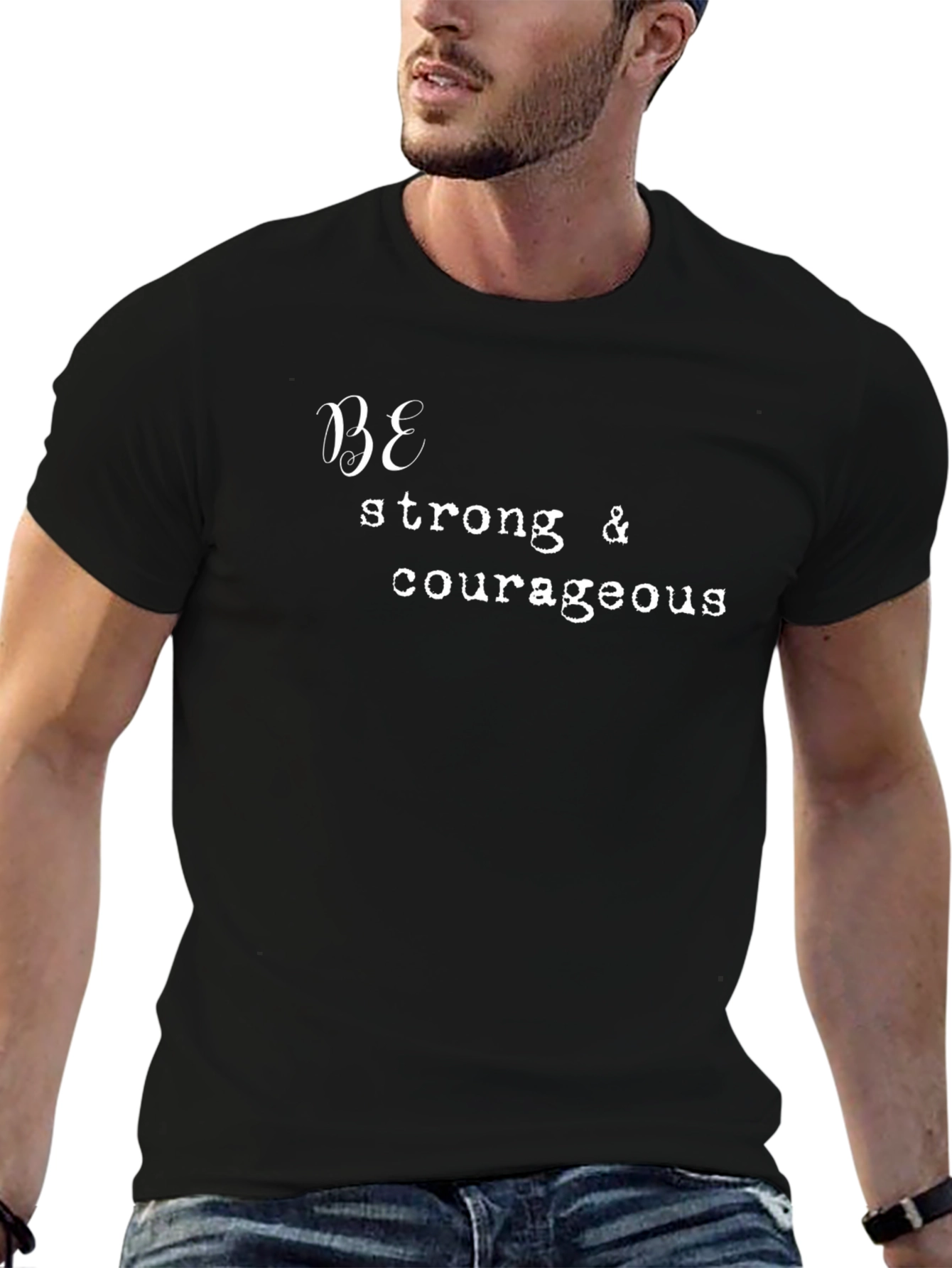 Be Strong & Courageous Graphic Tee