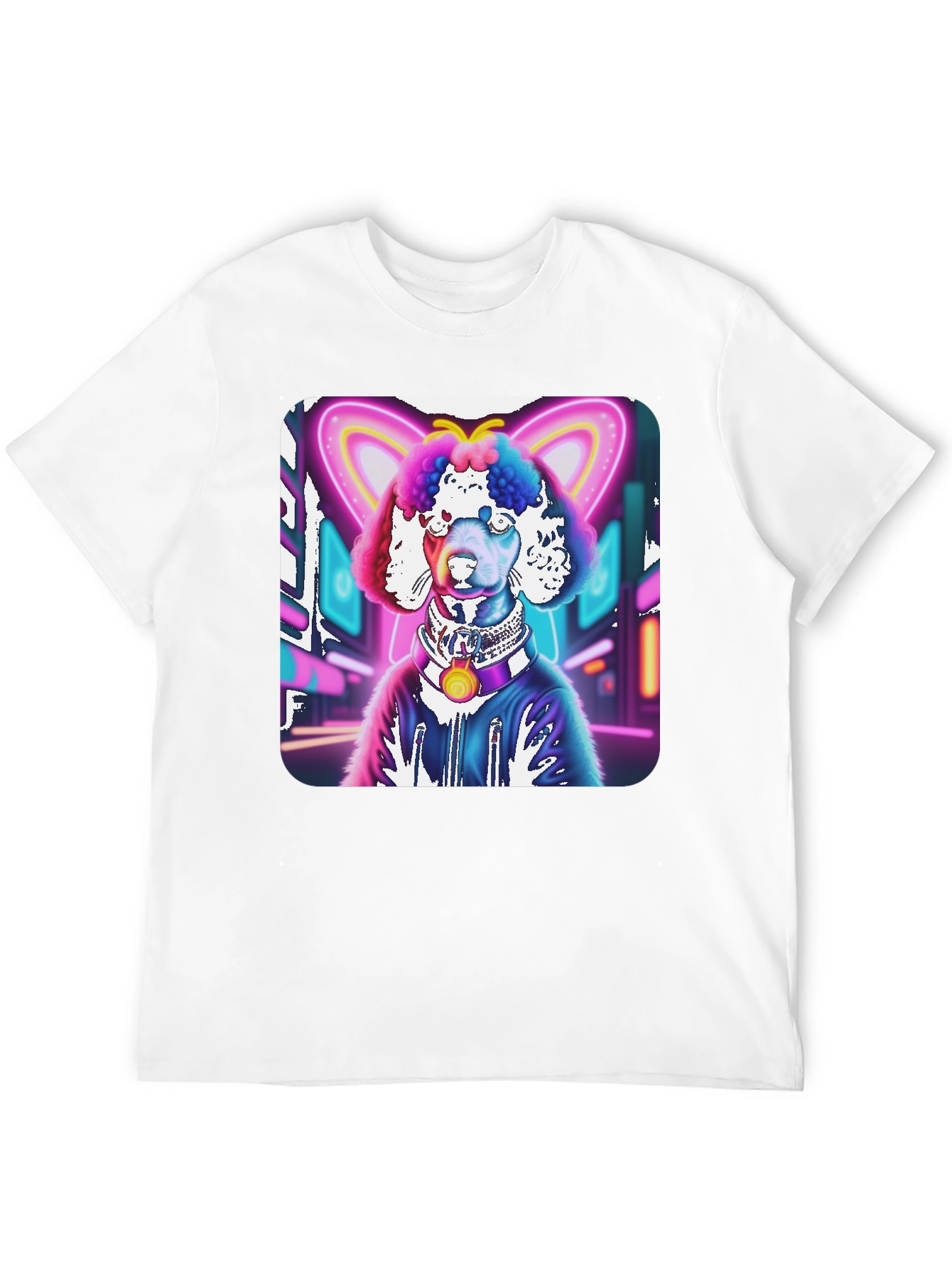 Cyberpunk Poodle Graphic Tee