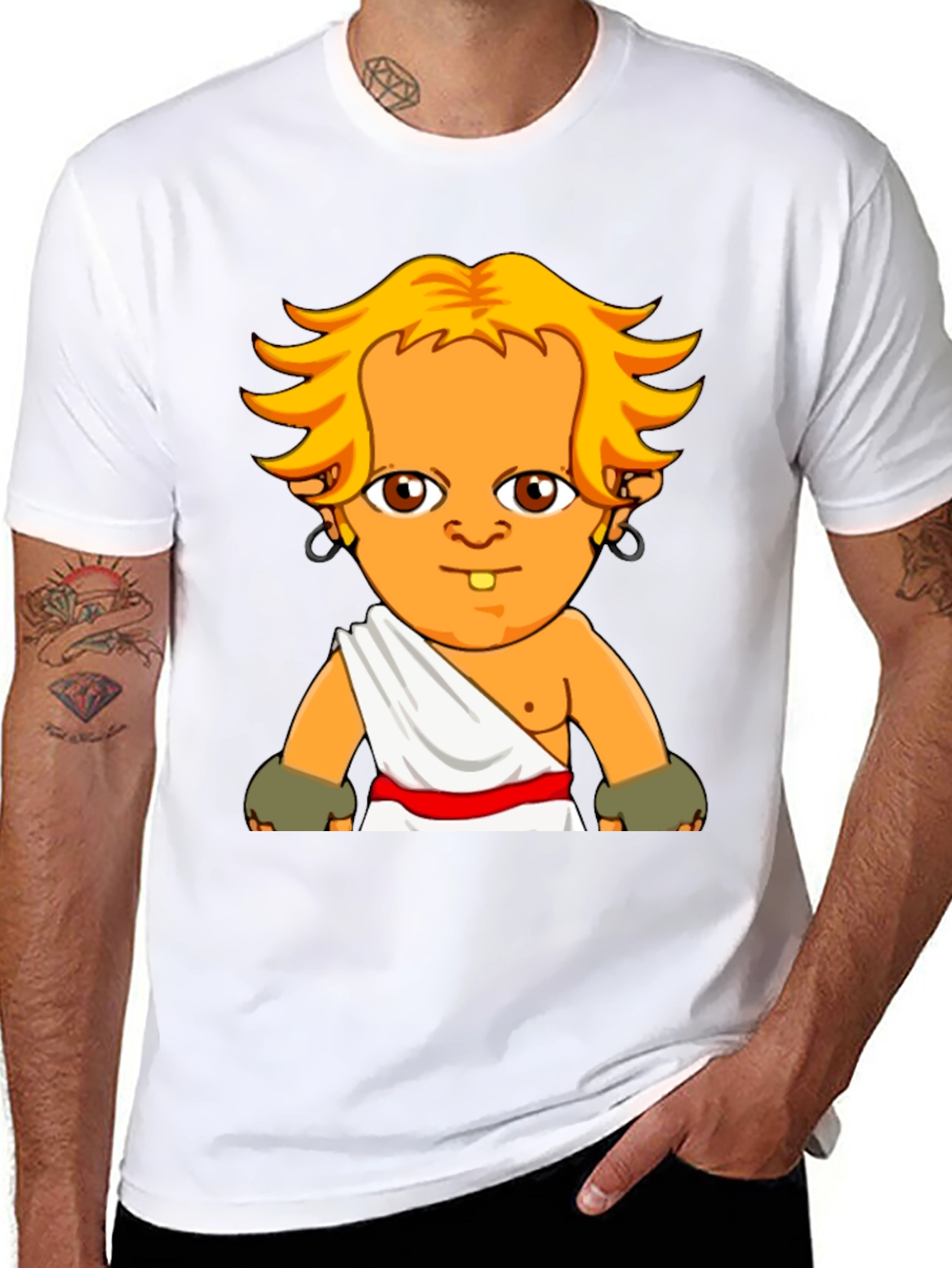 Cartoon Character Graphic Tee