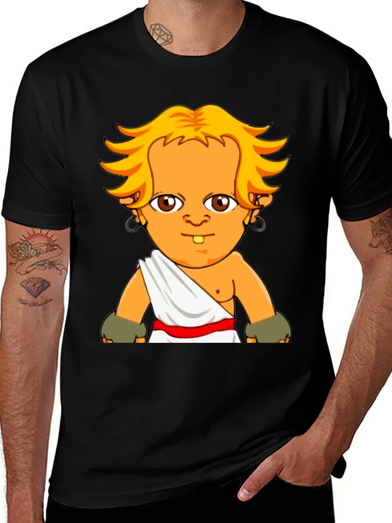 Cartoon Character Graphic Tee