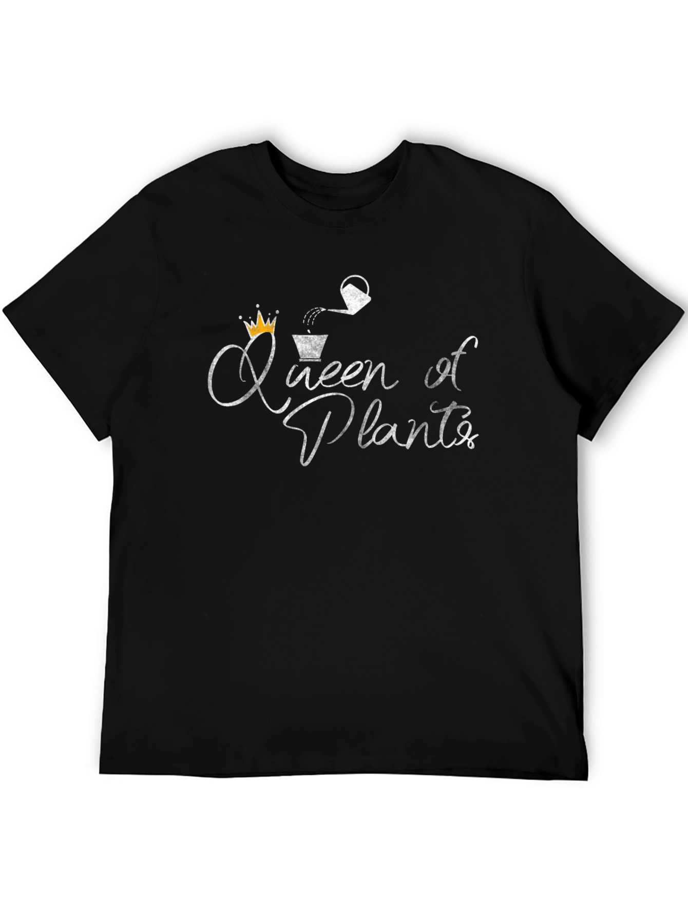 Queen of Plants Graphic T-Shirt - Black Cotton Tee