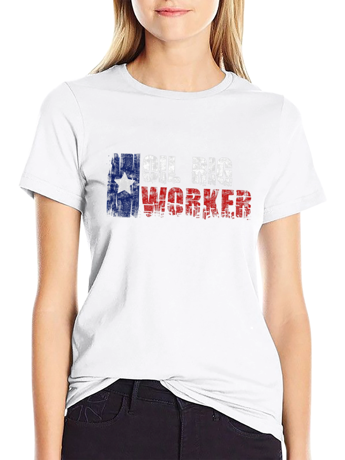 Oil Rig Worker T-Shirt - Texas Pride