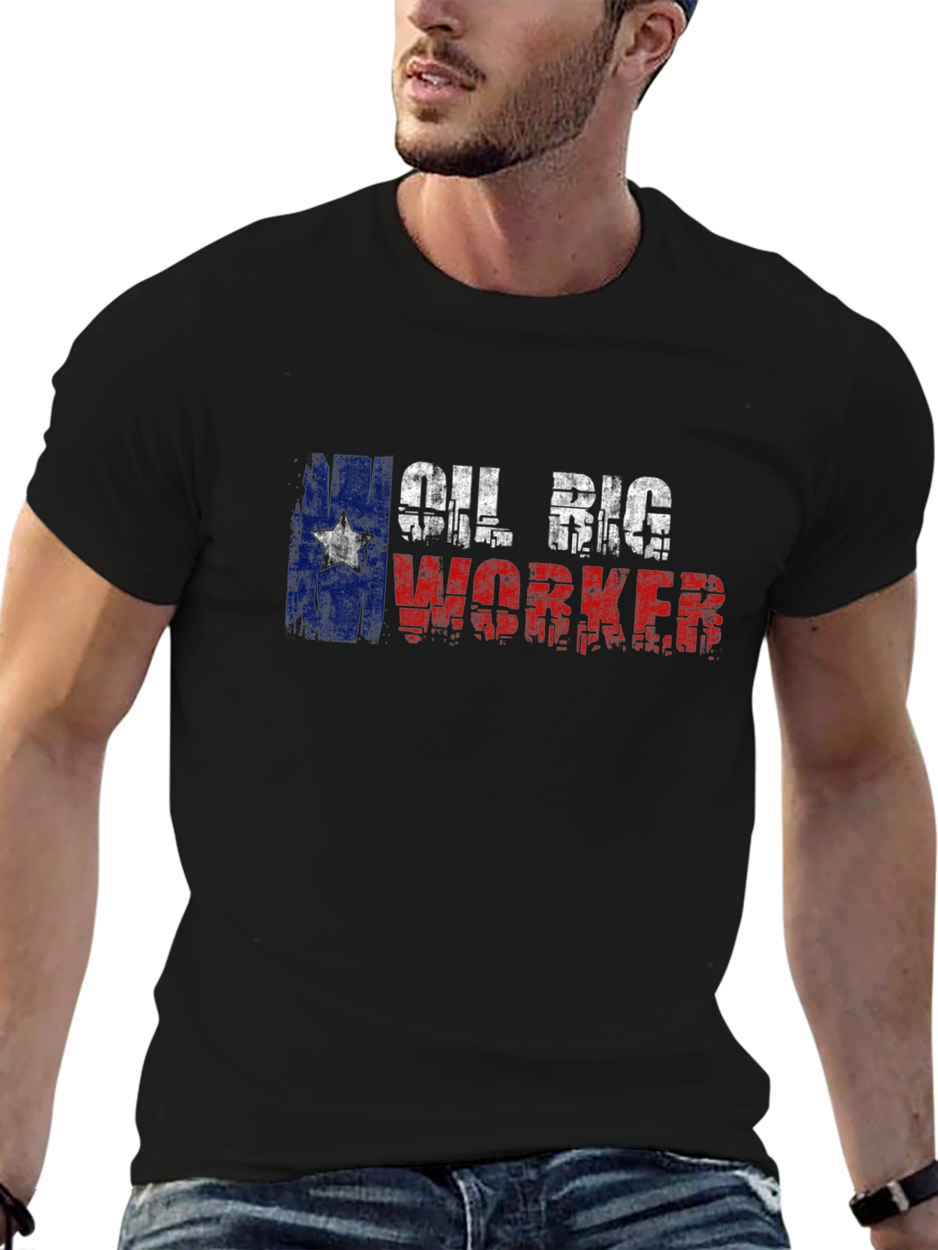 Oil Rig Worker T-Shirt - Texas Pride