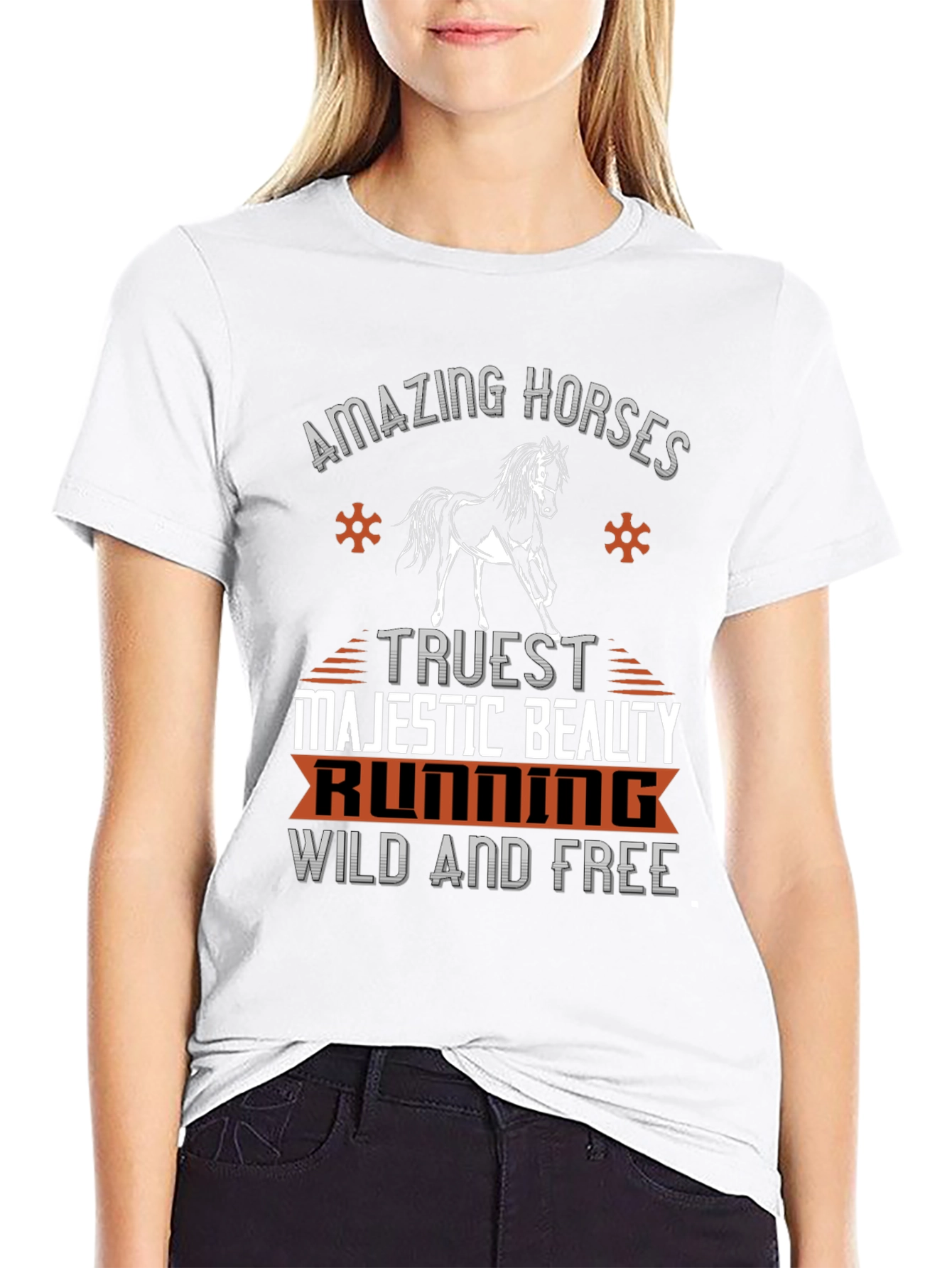 Amazing Horses Tee - Wild and Free