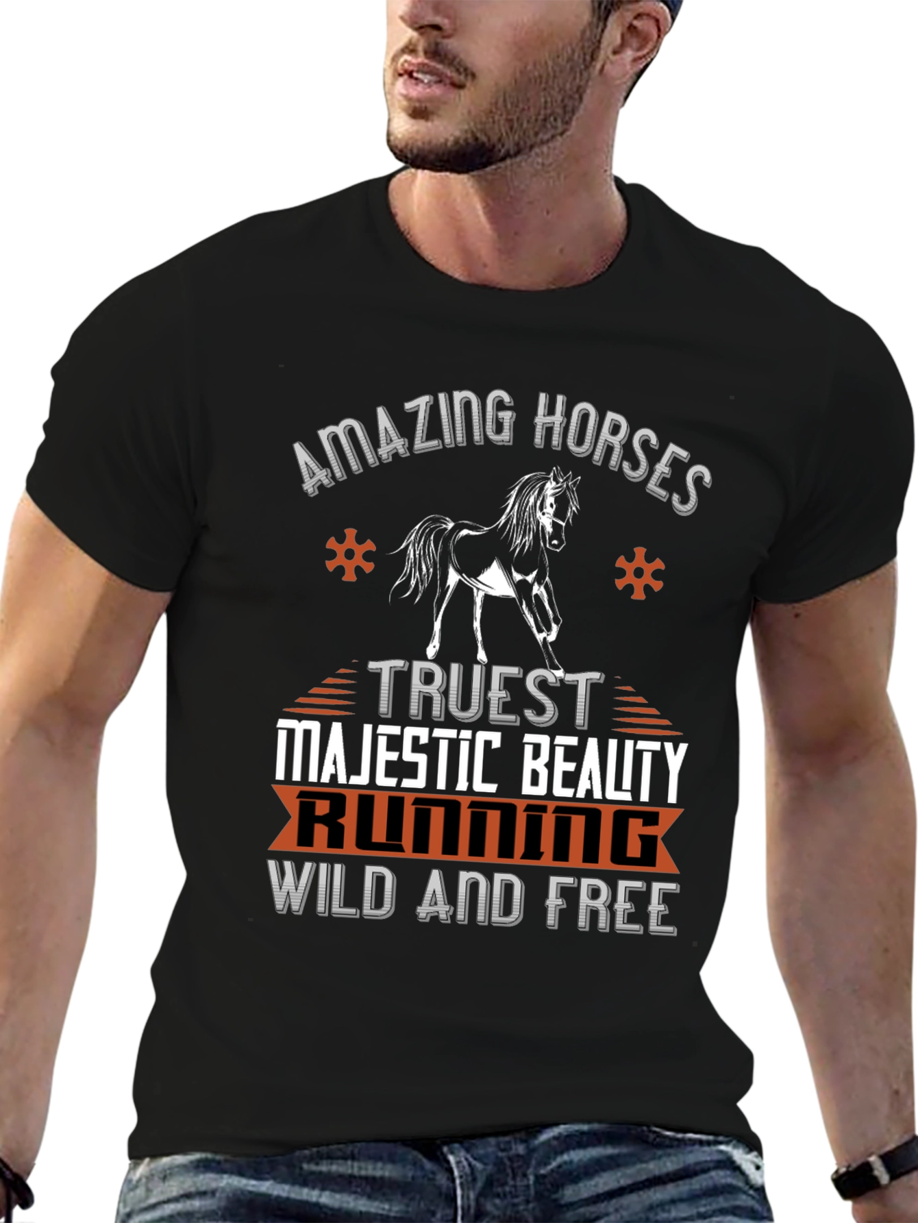 Amazing Horses Tee - Wild and Free