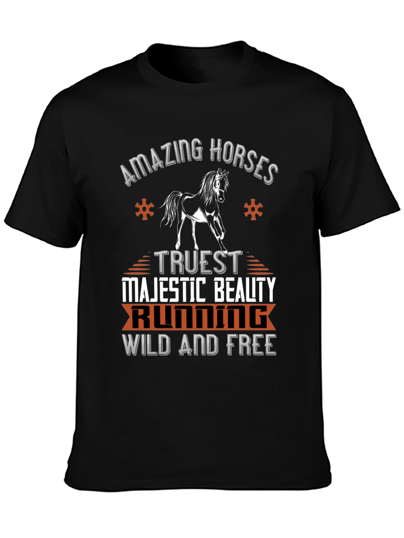 Amazing Horses Tee - Wild and Free