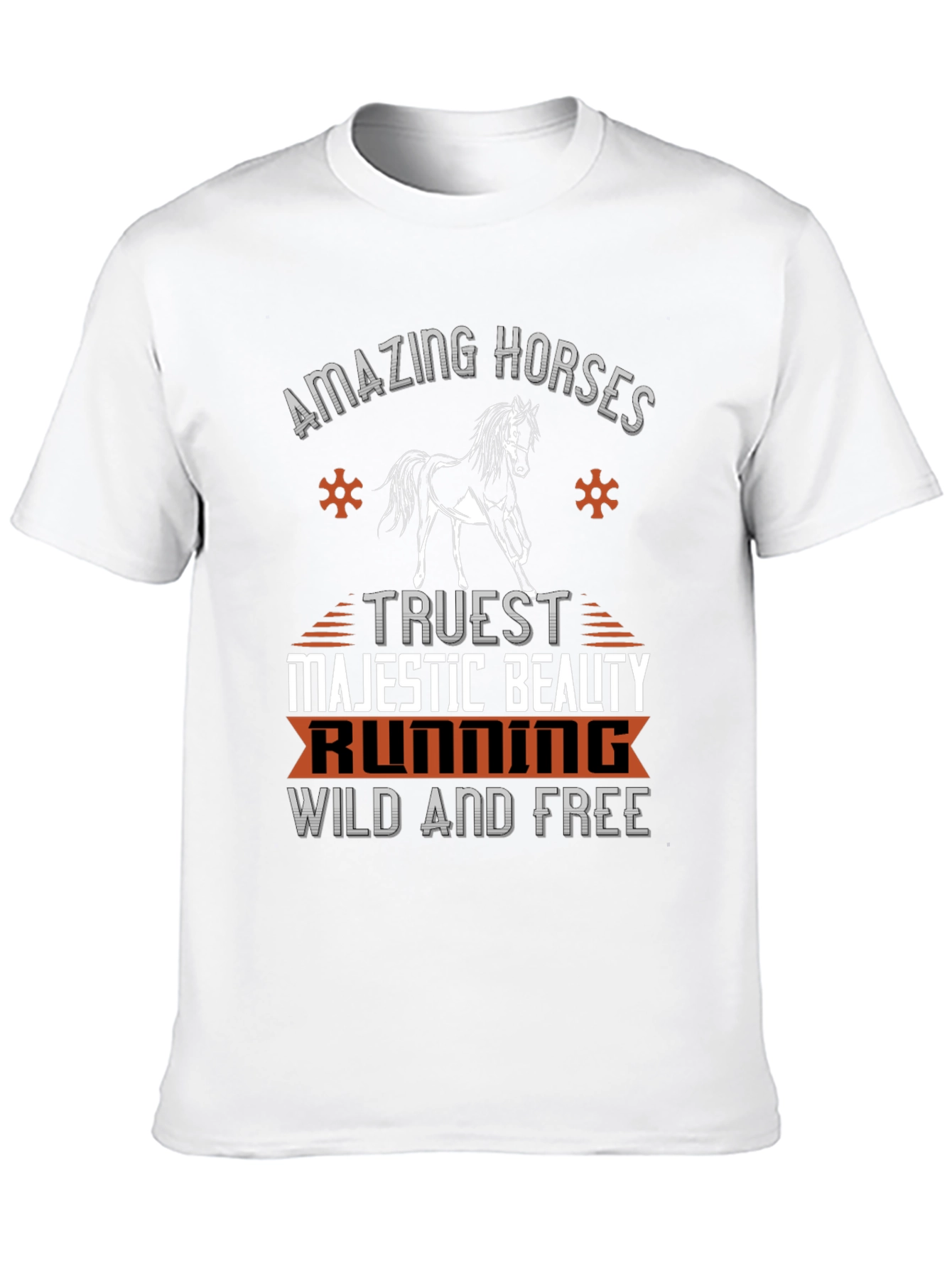 Amazing Horses Tee - Wild and Free