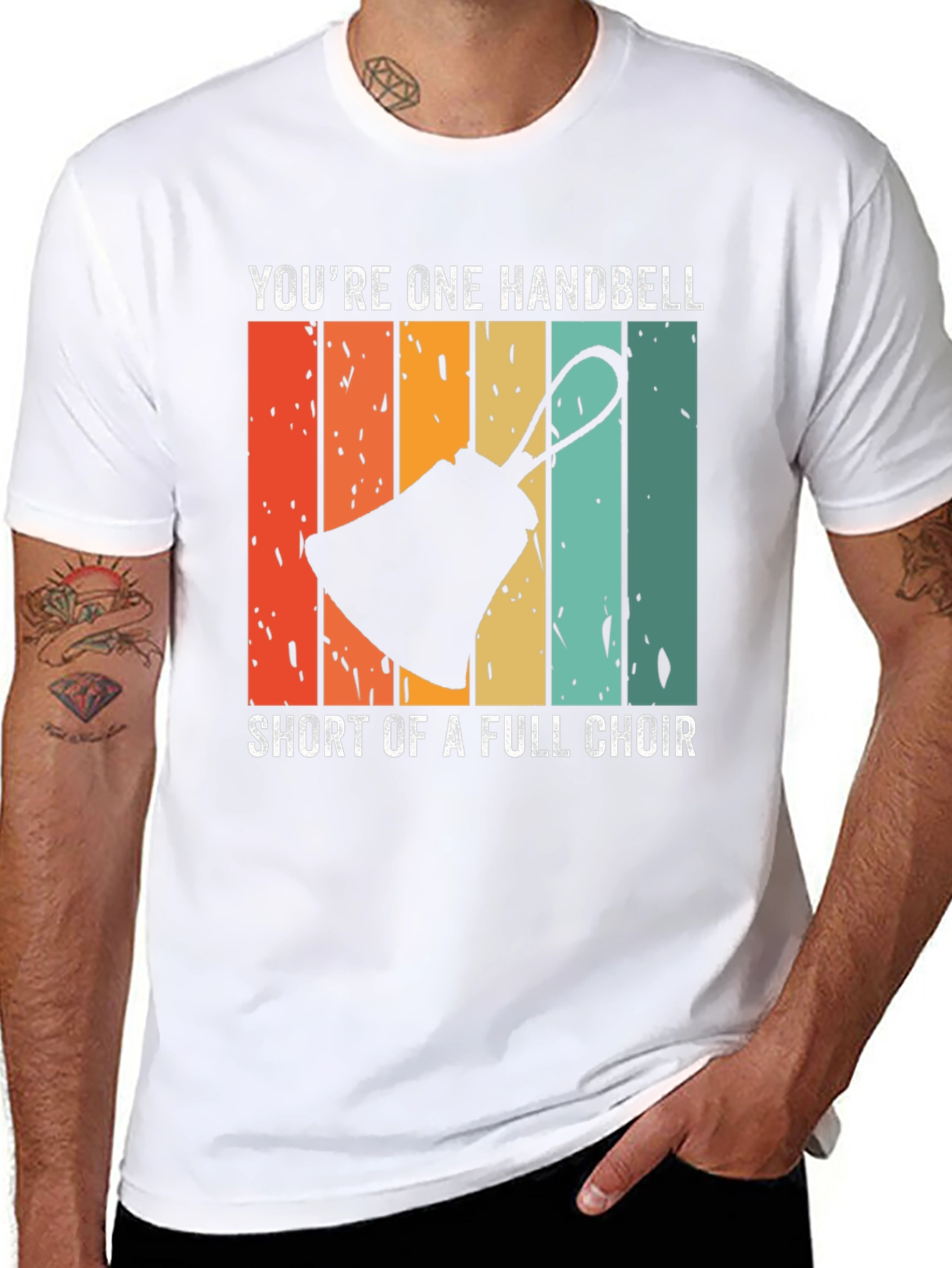 Handbell Choir T-Shirt - Humorous Music Tee