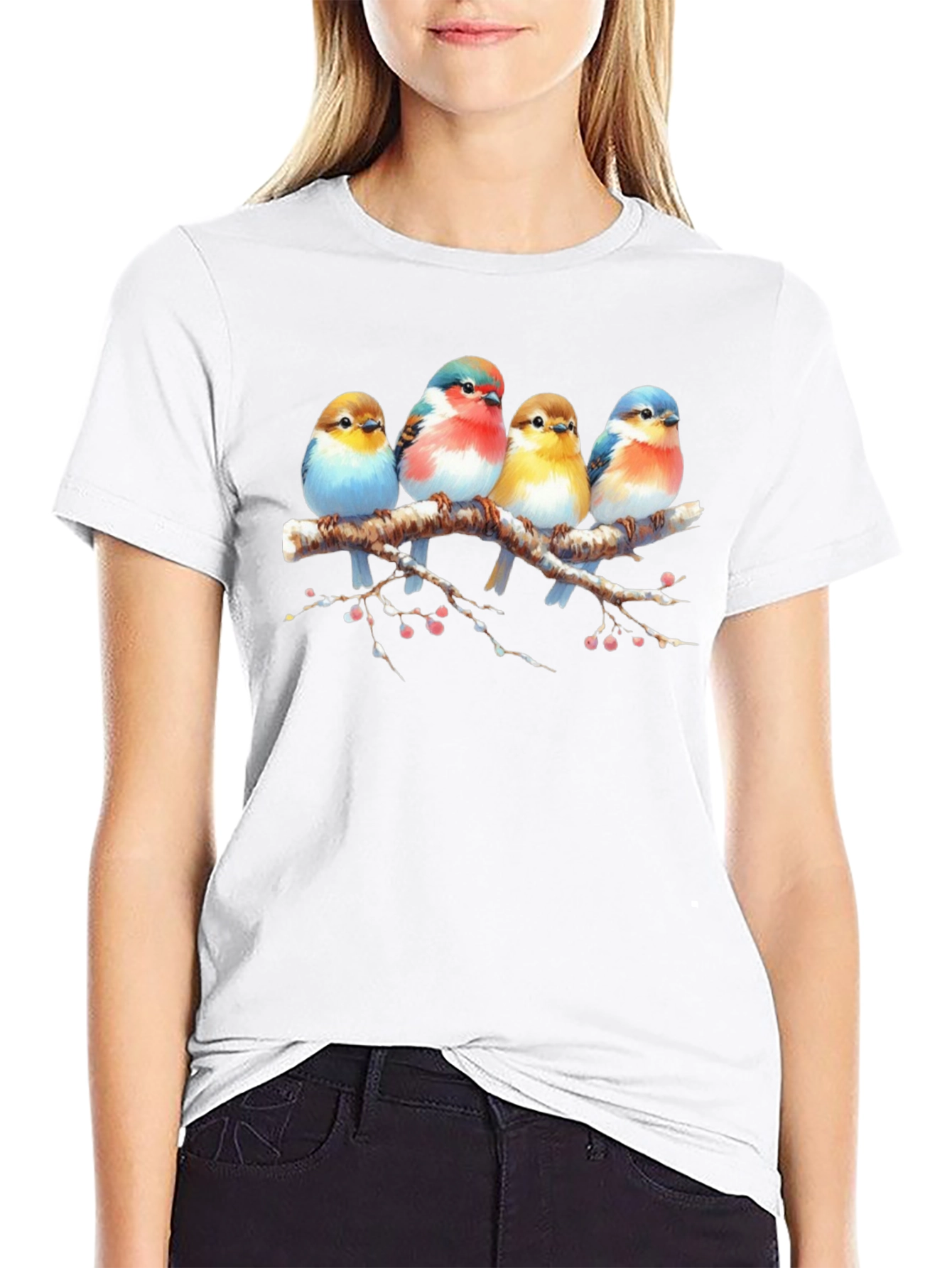 Birds on Branch Graphic Tee