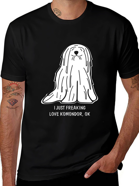Komondor Dog Lover T-Shirt - I Just Freaking Love Komondor OK