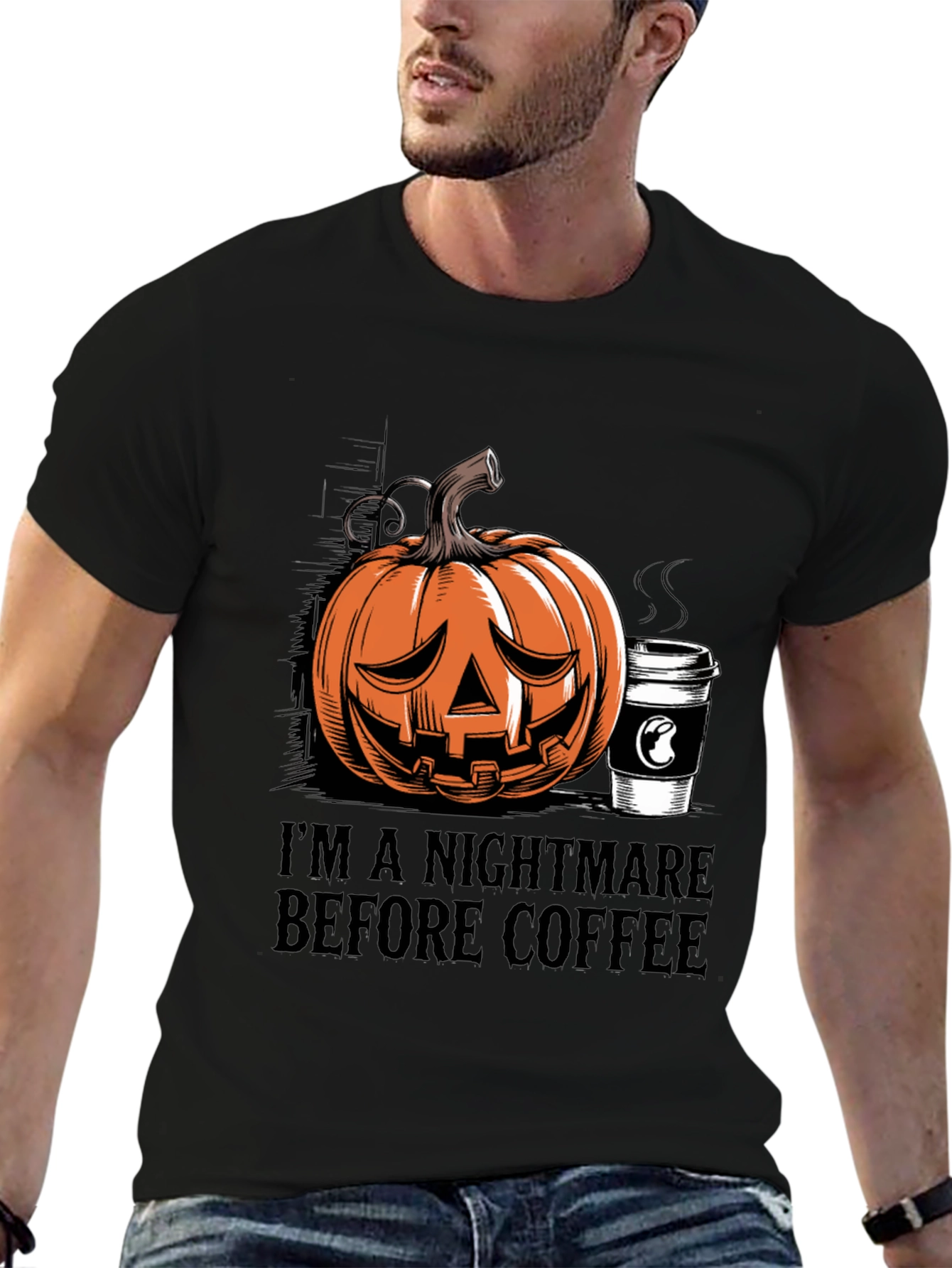 Nightmare Before Coffee Halloween T-Shirt