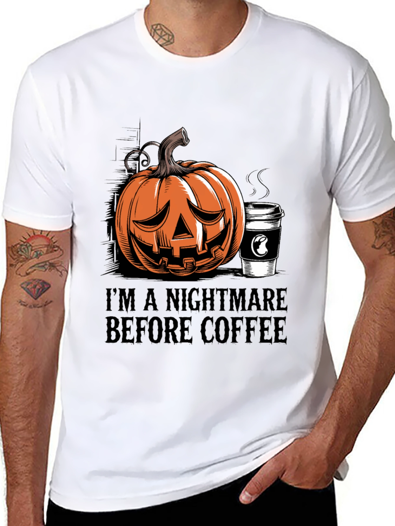Nightmare Before Coffee Halloween T-Shirt