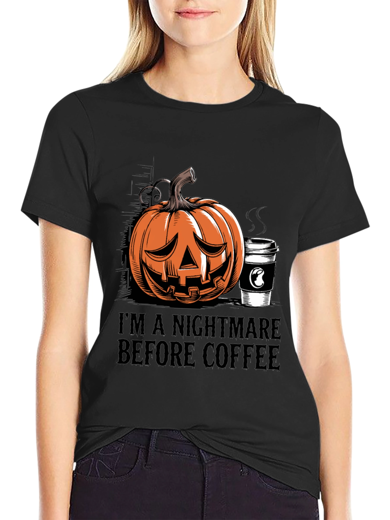 Nightmare Before Coffee Halloween T-Shirt