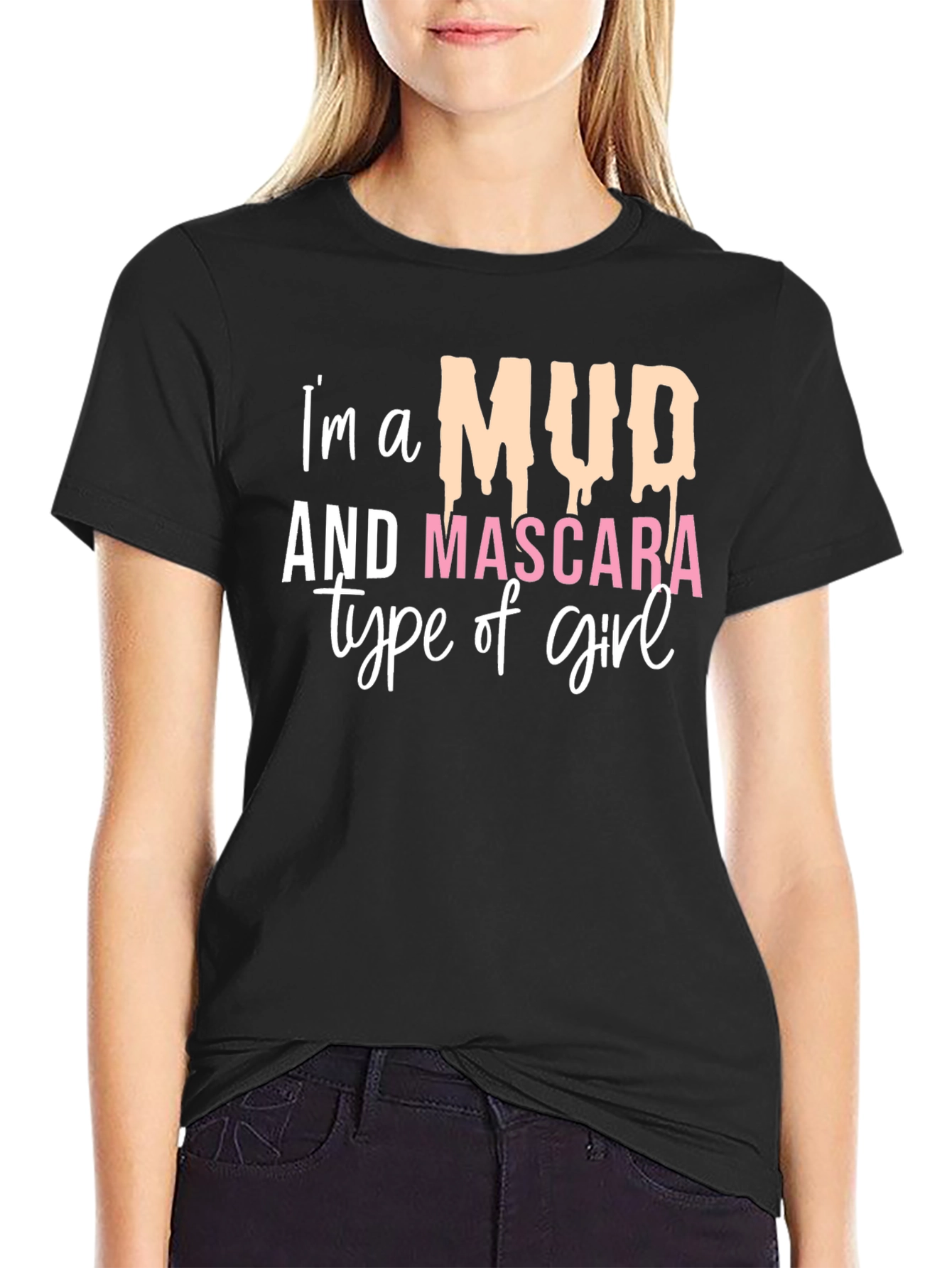 Mud & Mascara Graphic Tee - Trendy Womens T-Shirt