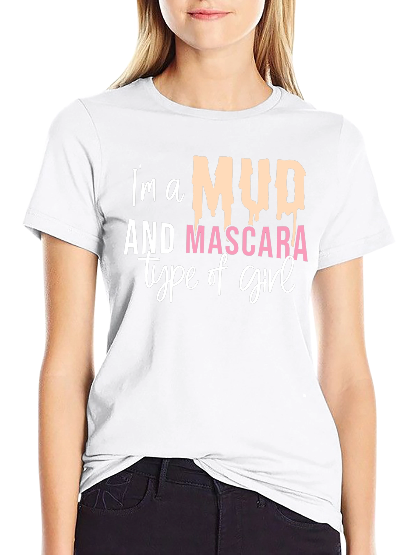 Mud & Mascara Graphic Tee - Trendy Womens T-Shirt